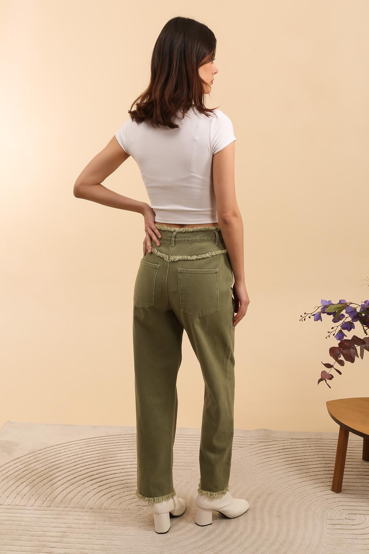 5700 Pantalon à franges