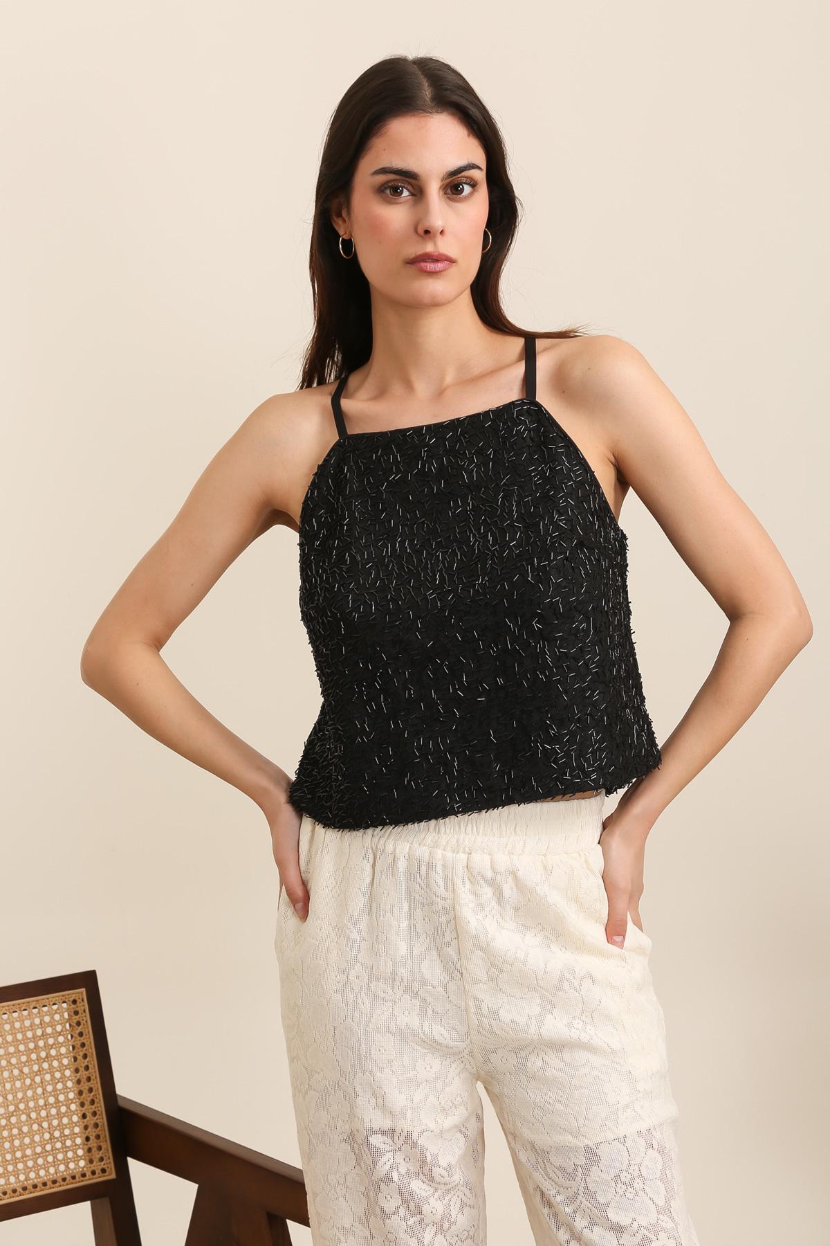 5751 Débardeur à sequins