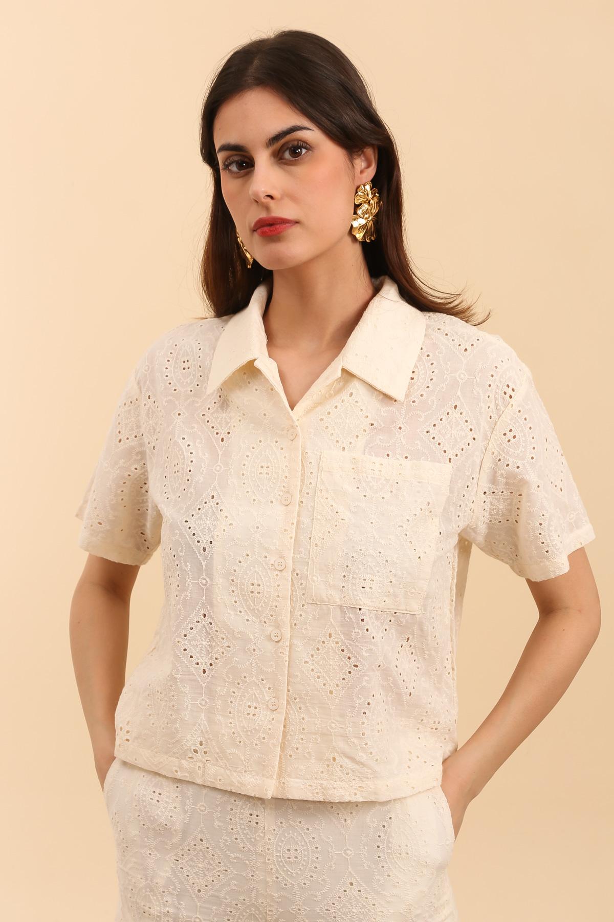 5762 Chemisette éthnique