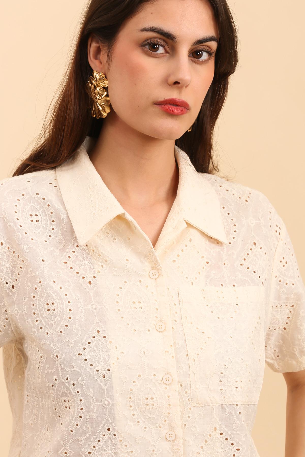 5762 Chemisette éthnique