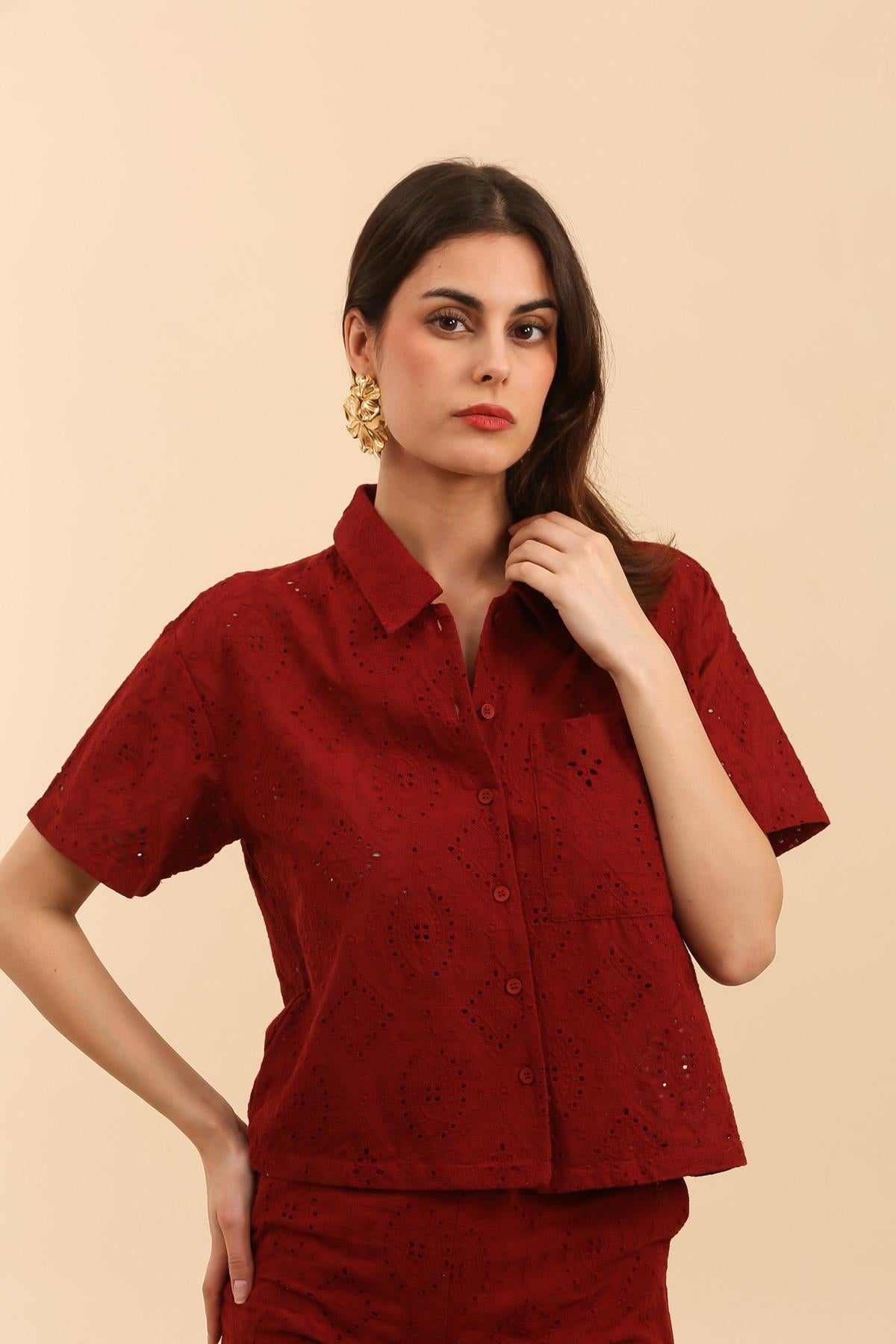 5762 Chemisette éthnique