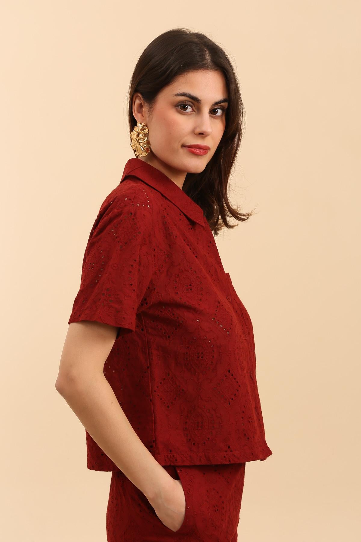 5762 Chemisette éthnique