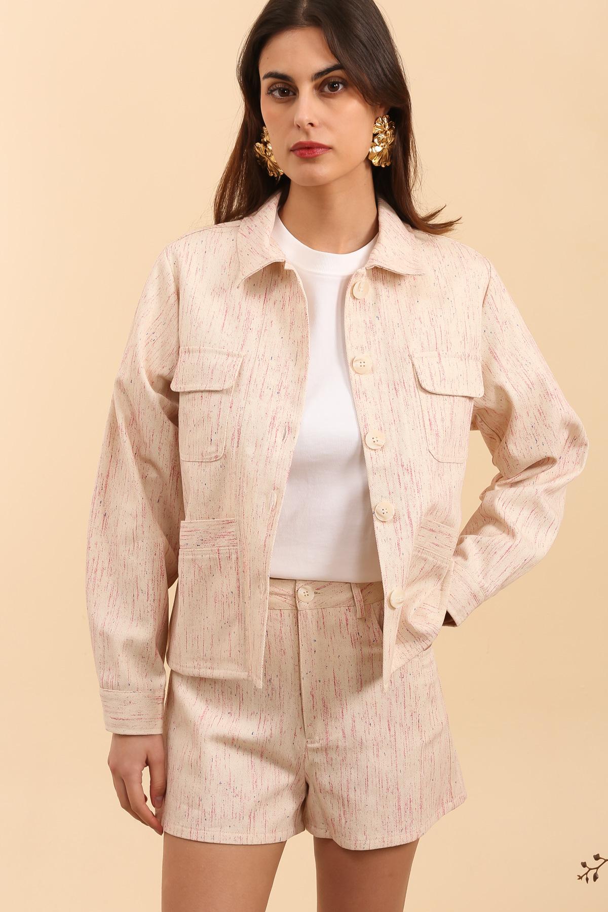 5775 Surchemise effet peinture