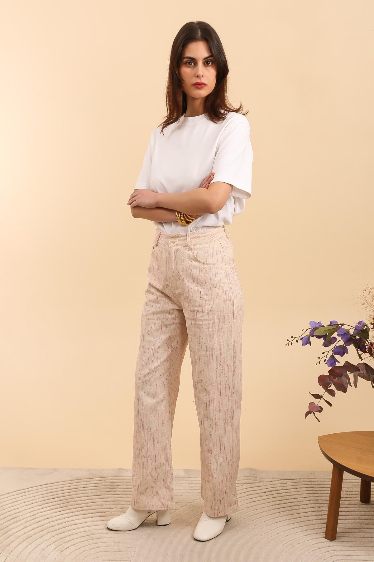 5777 Pantalon effet peinture