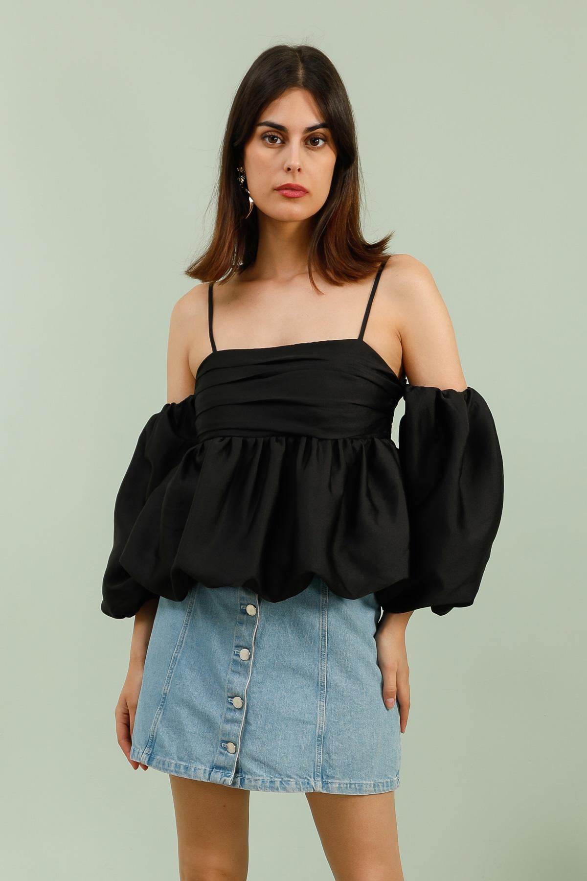 5831 Débardeur manches ballon