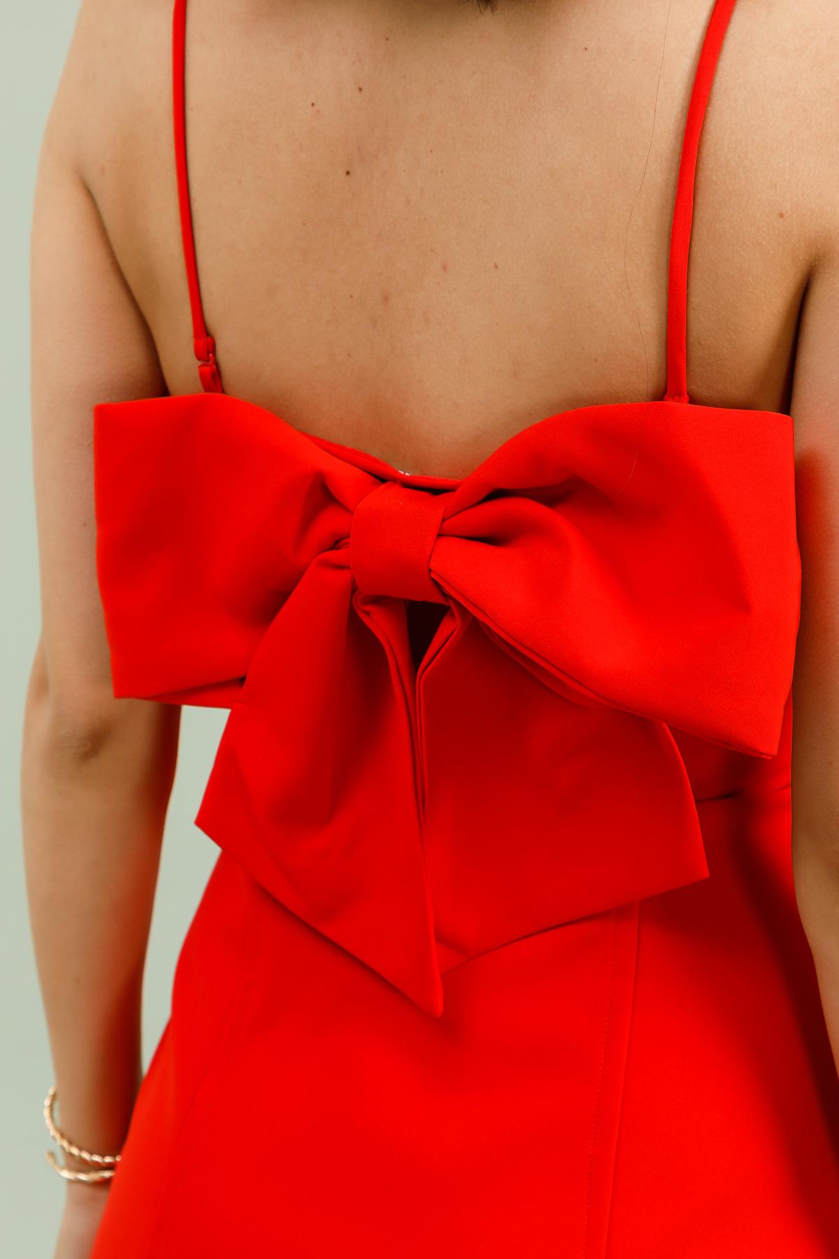 5832 Dress with large bow