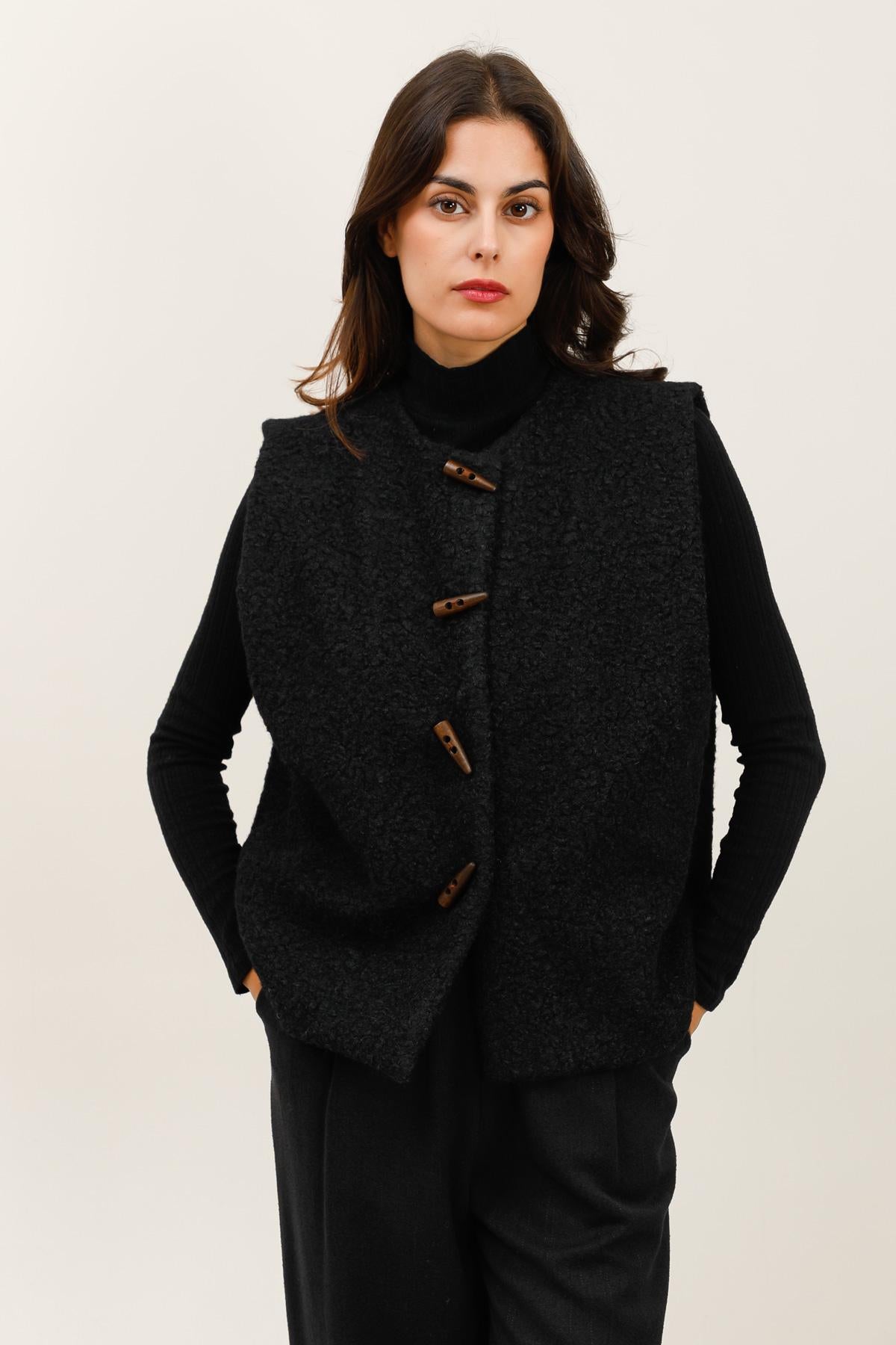 5856 Gilet à bouclettes