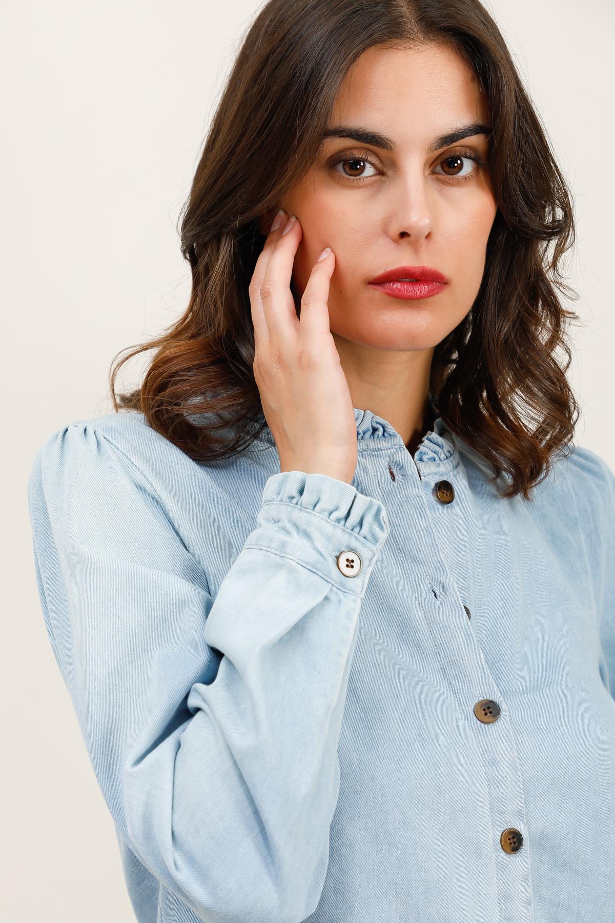 5859 Blouse denim