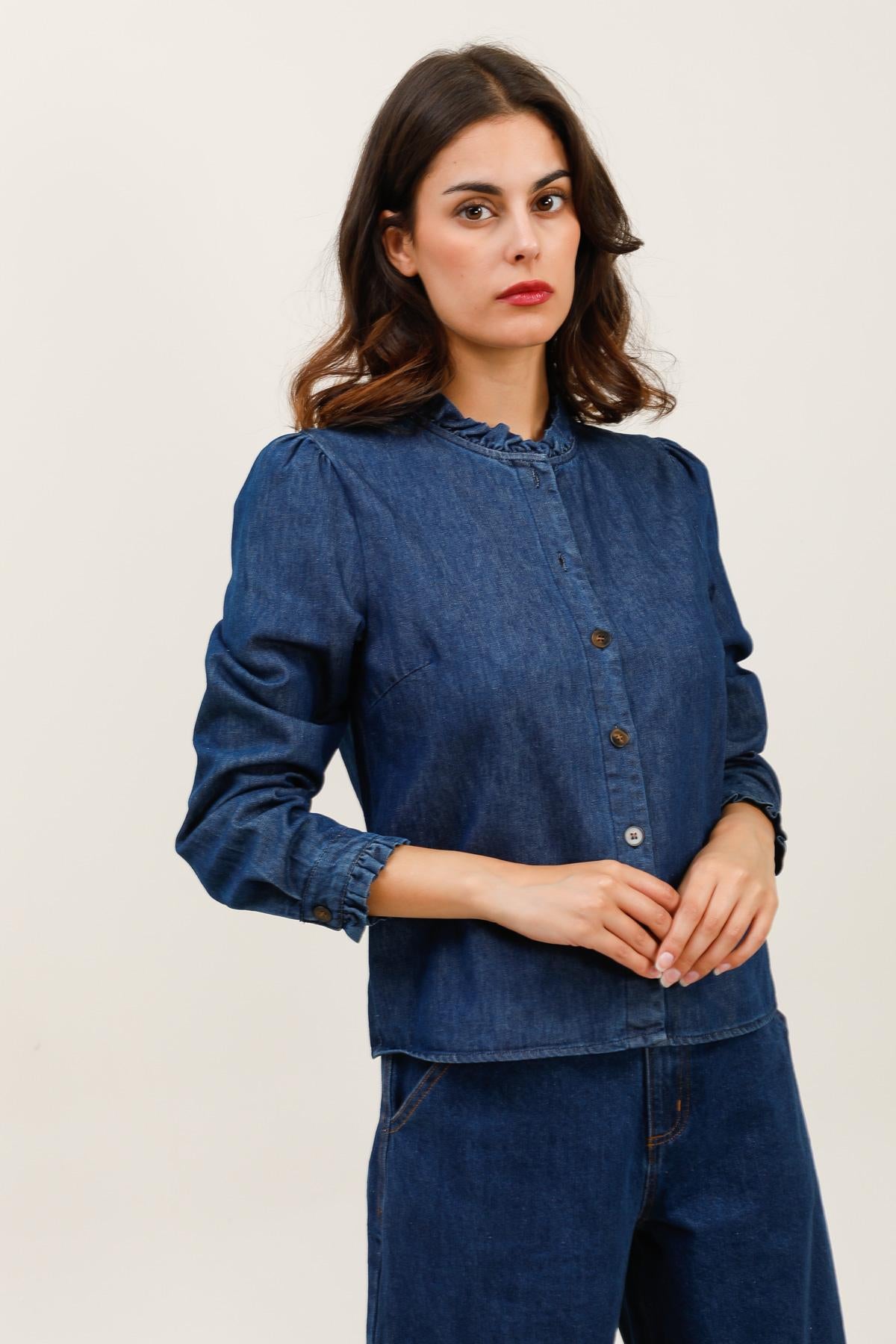 5859 Blouse denim