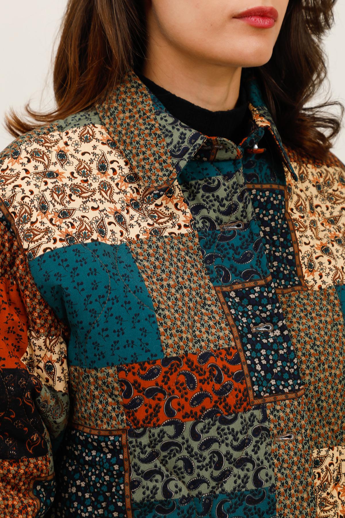 5863 Veste patchwork