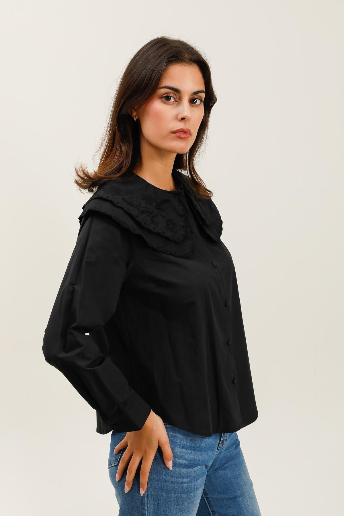 5876 Chemise double col