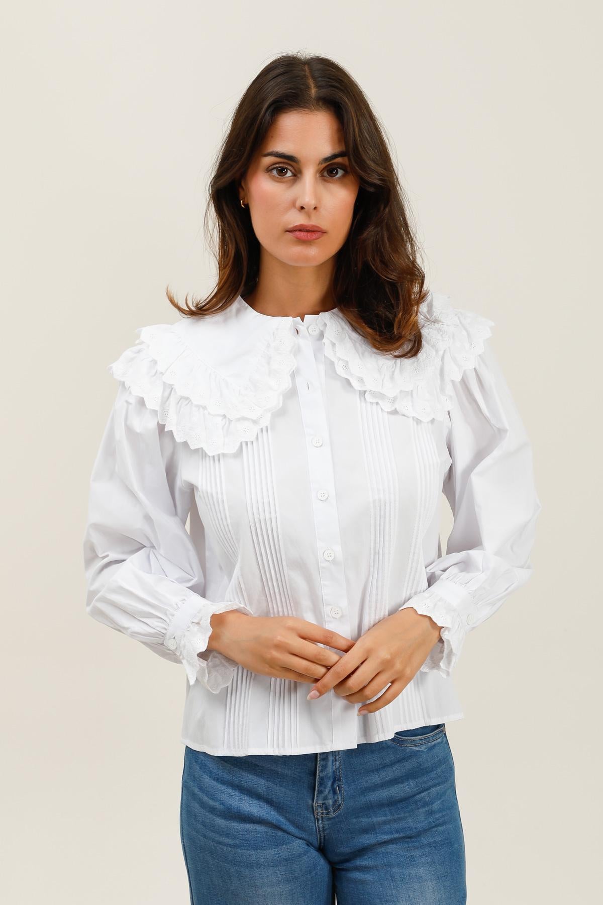 5878 Ruffled Blouse