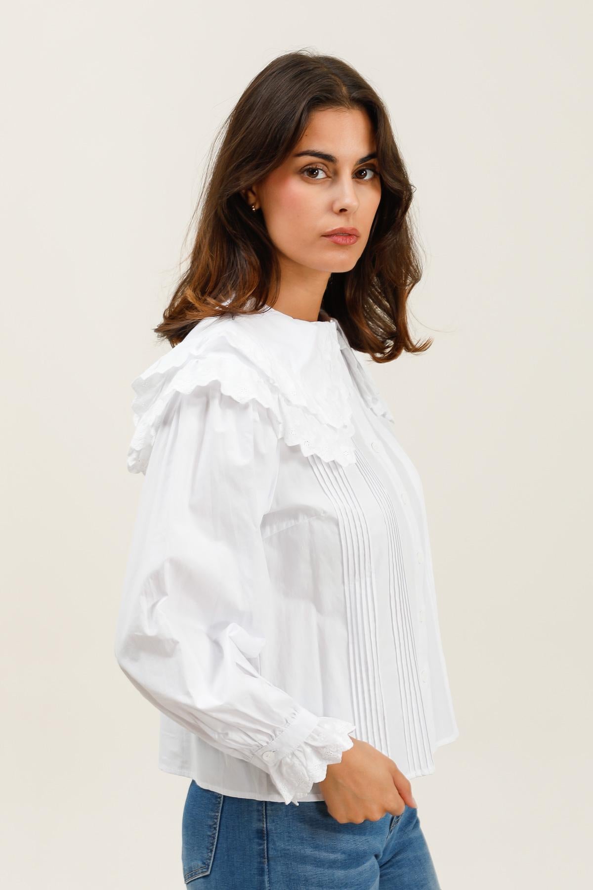 5878 Ruffled Blouse