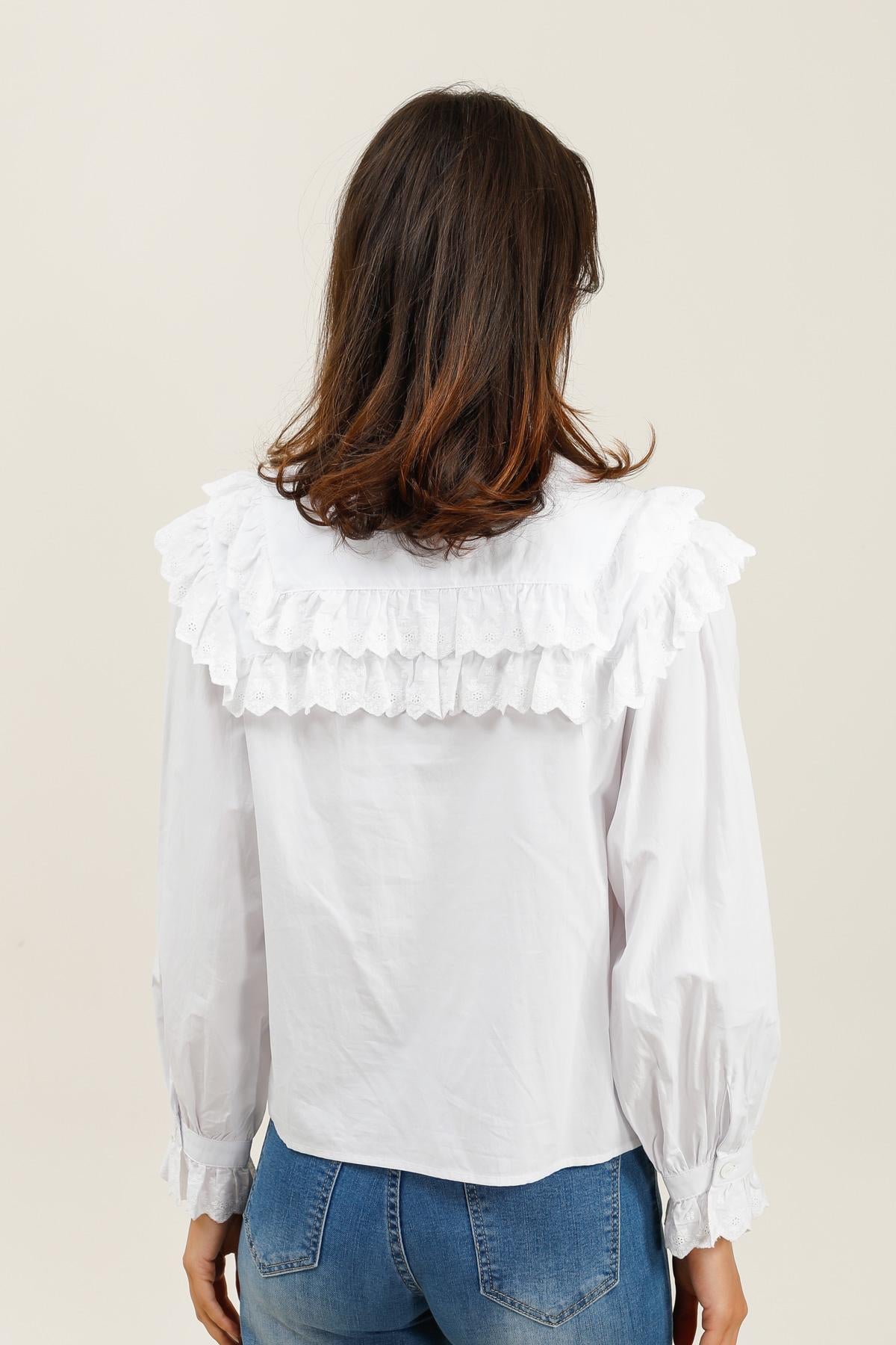 5878 Ruffled Blouse
