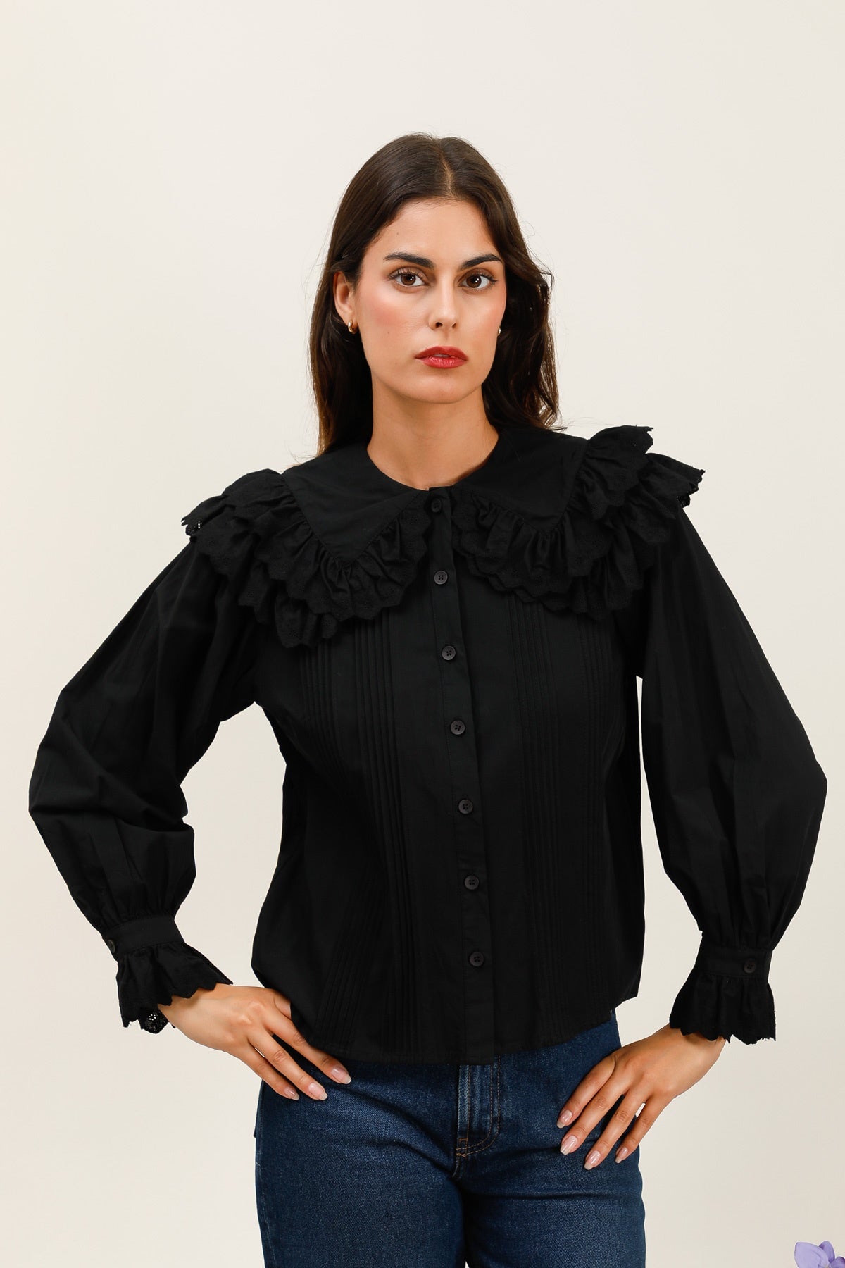5878 Ruffled Blouse