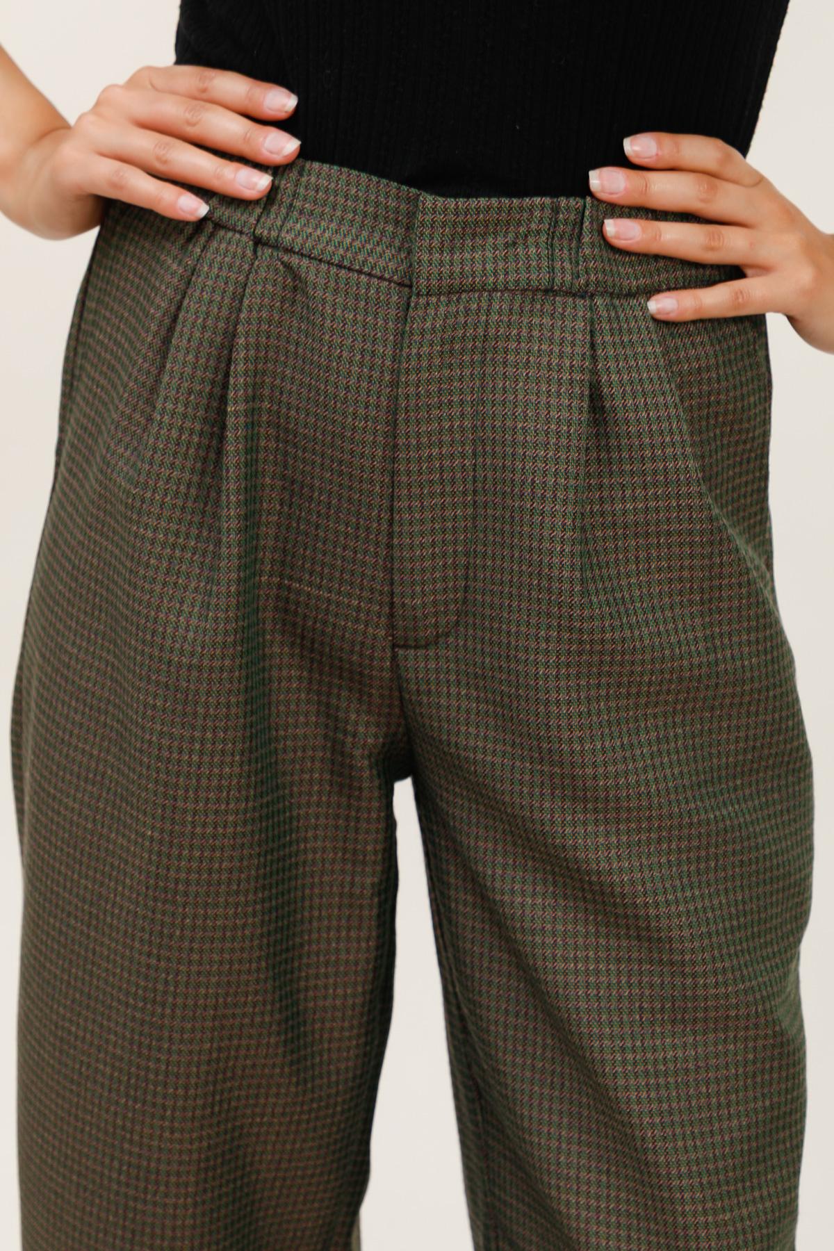 5883 Pantalon petits carreaux