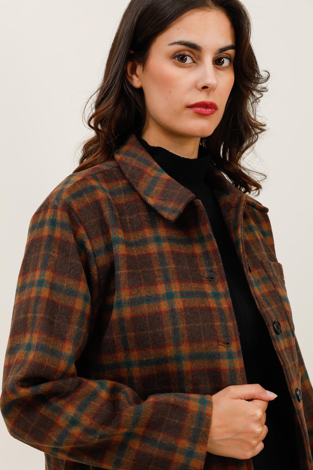 5885 Veste à carreaux