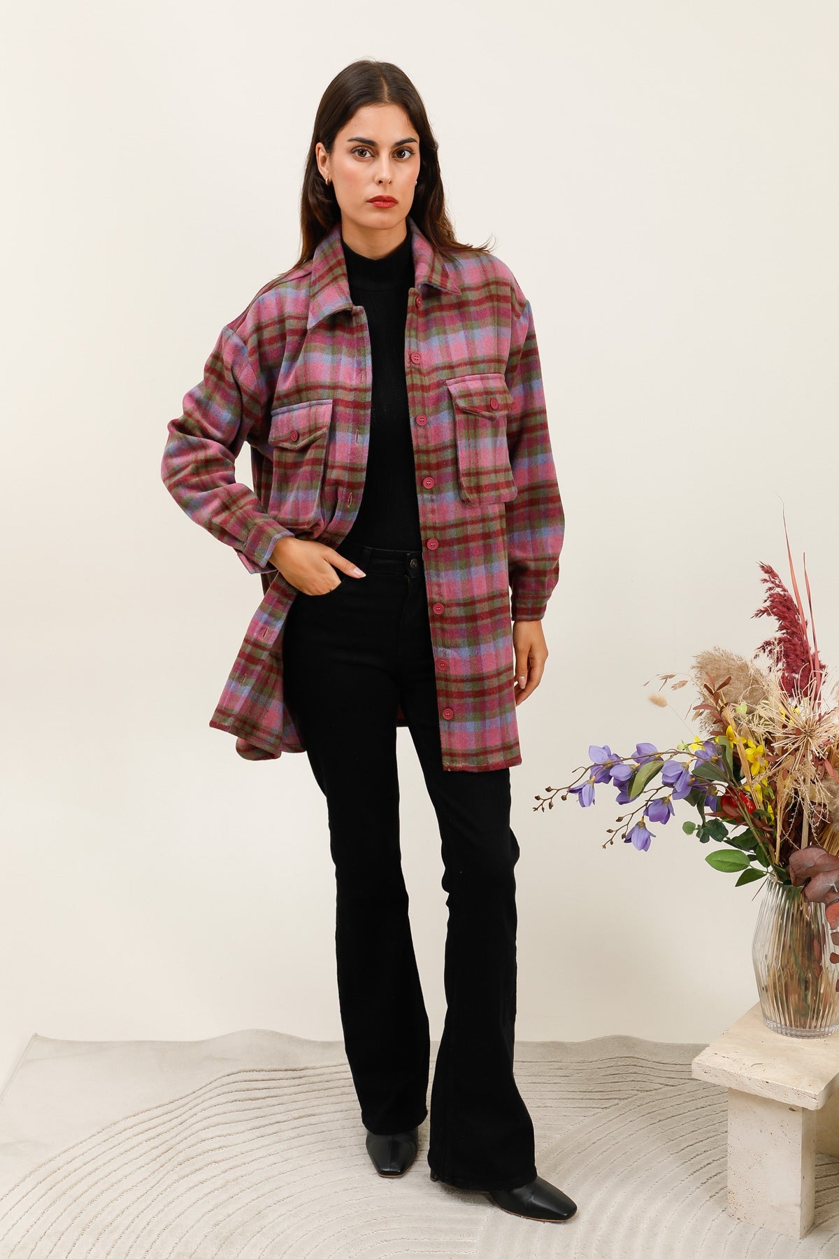 5898 Surchemise à carreaux