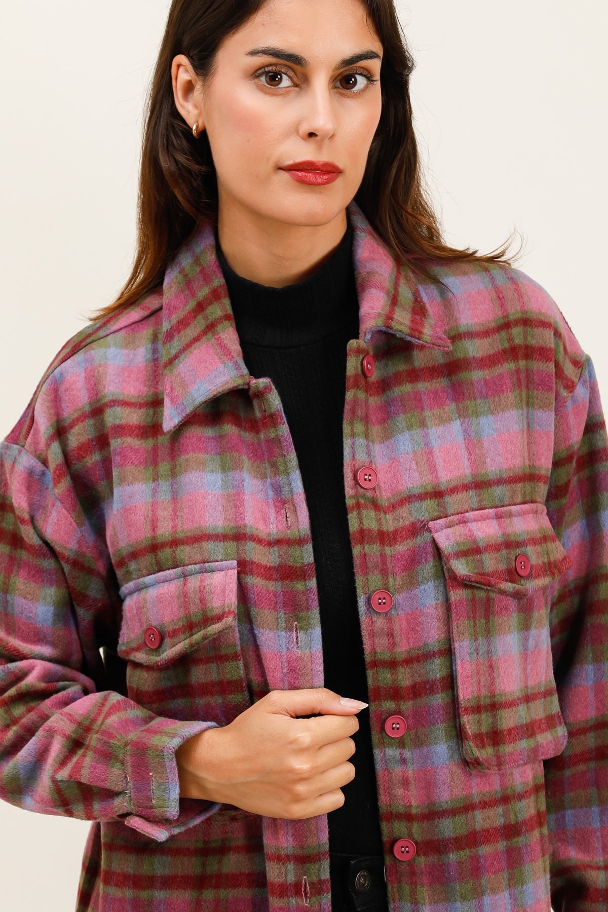 5898 Surchemise à carreaux