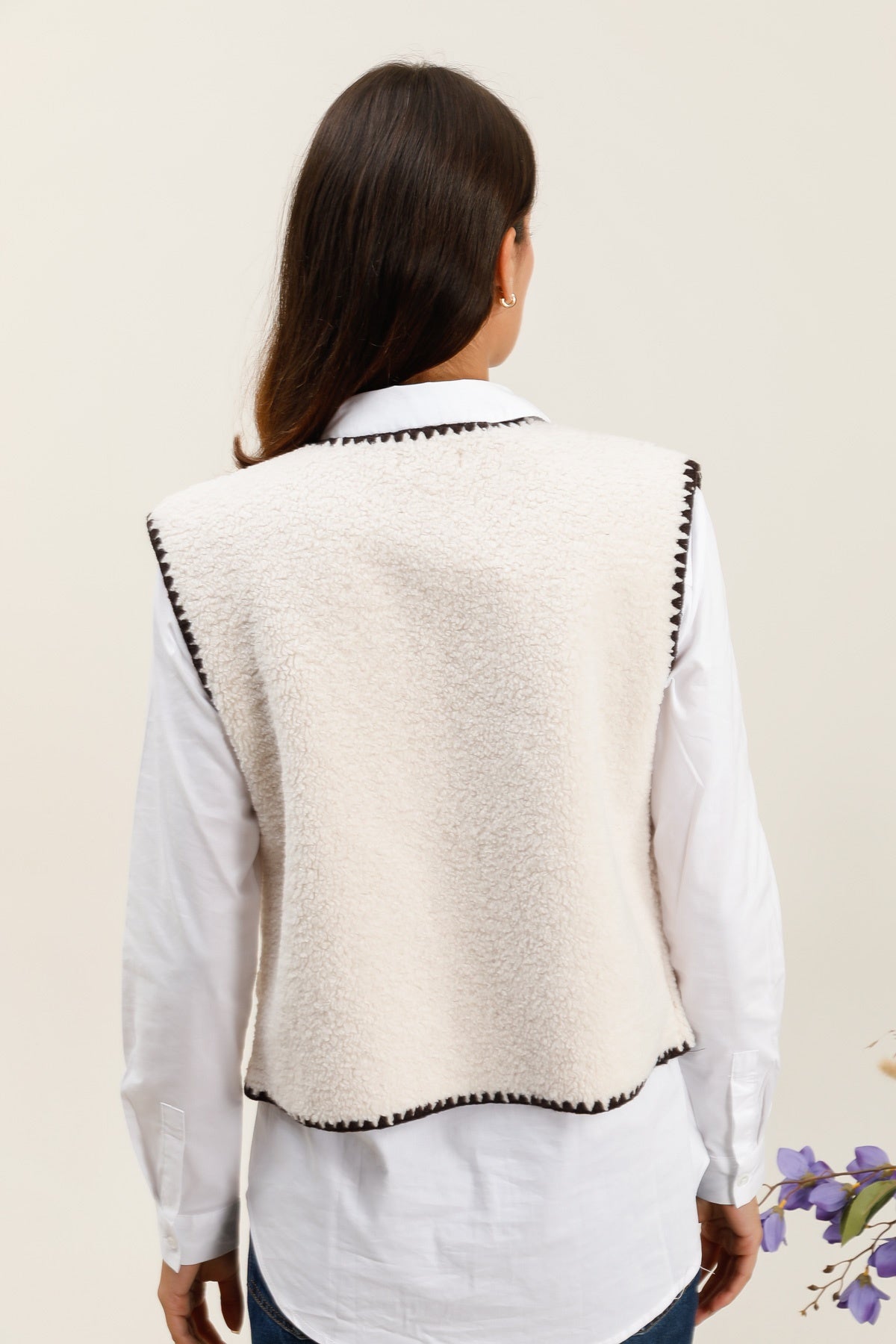 5900 Gilet à bouclettes