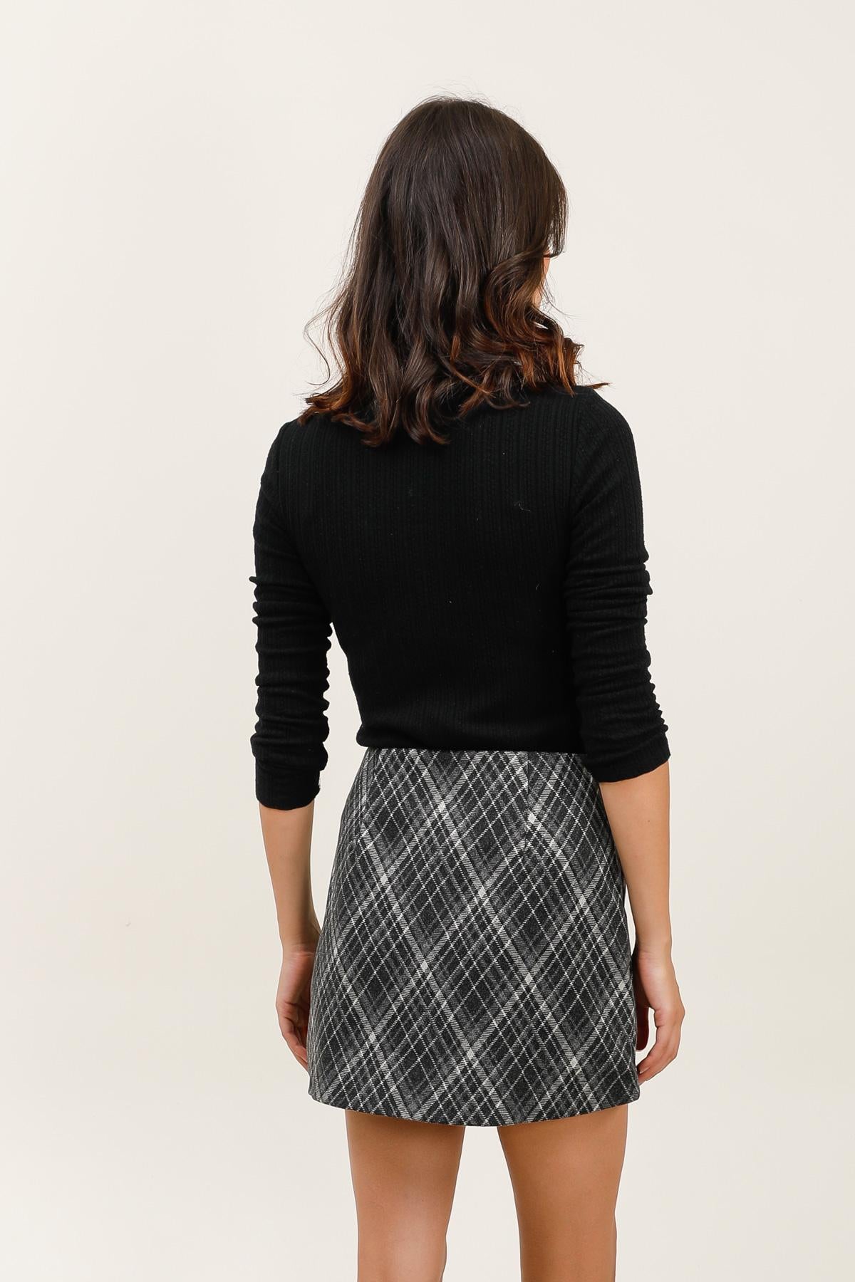 5921 Jupe motif losange