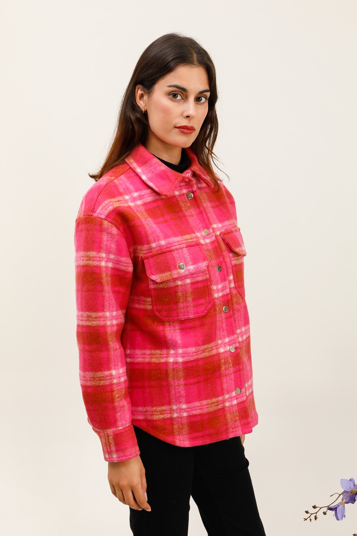 5926 Veste à carreaux