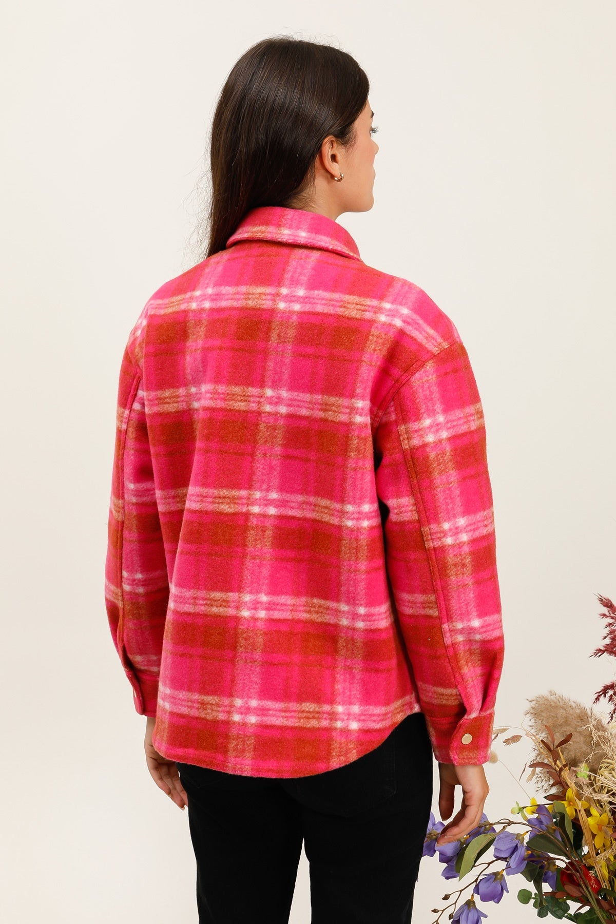 5926 Veste à carreaux