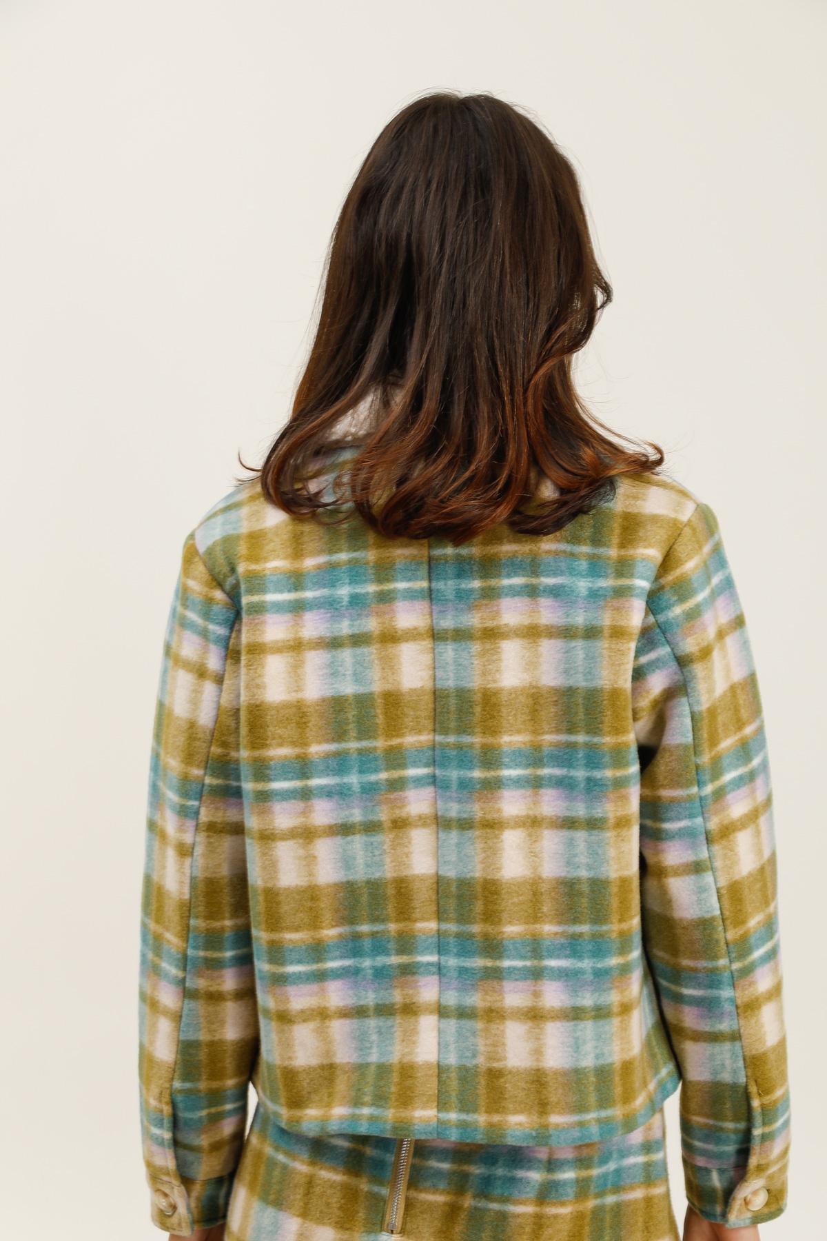 5927 Veste à carreaux