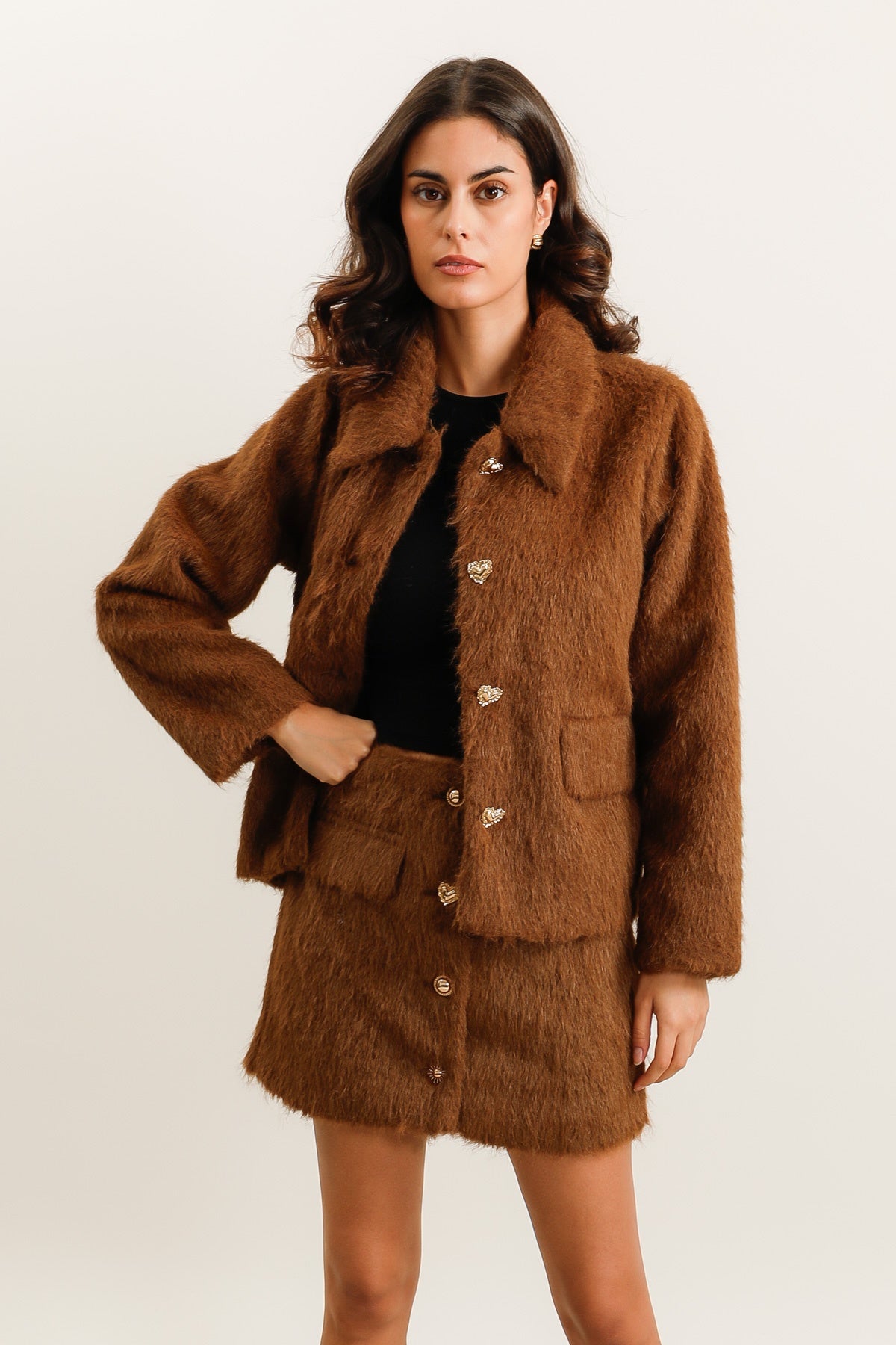 5933 Manteau à fourrure