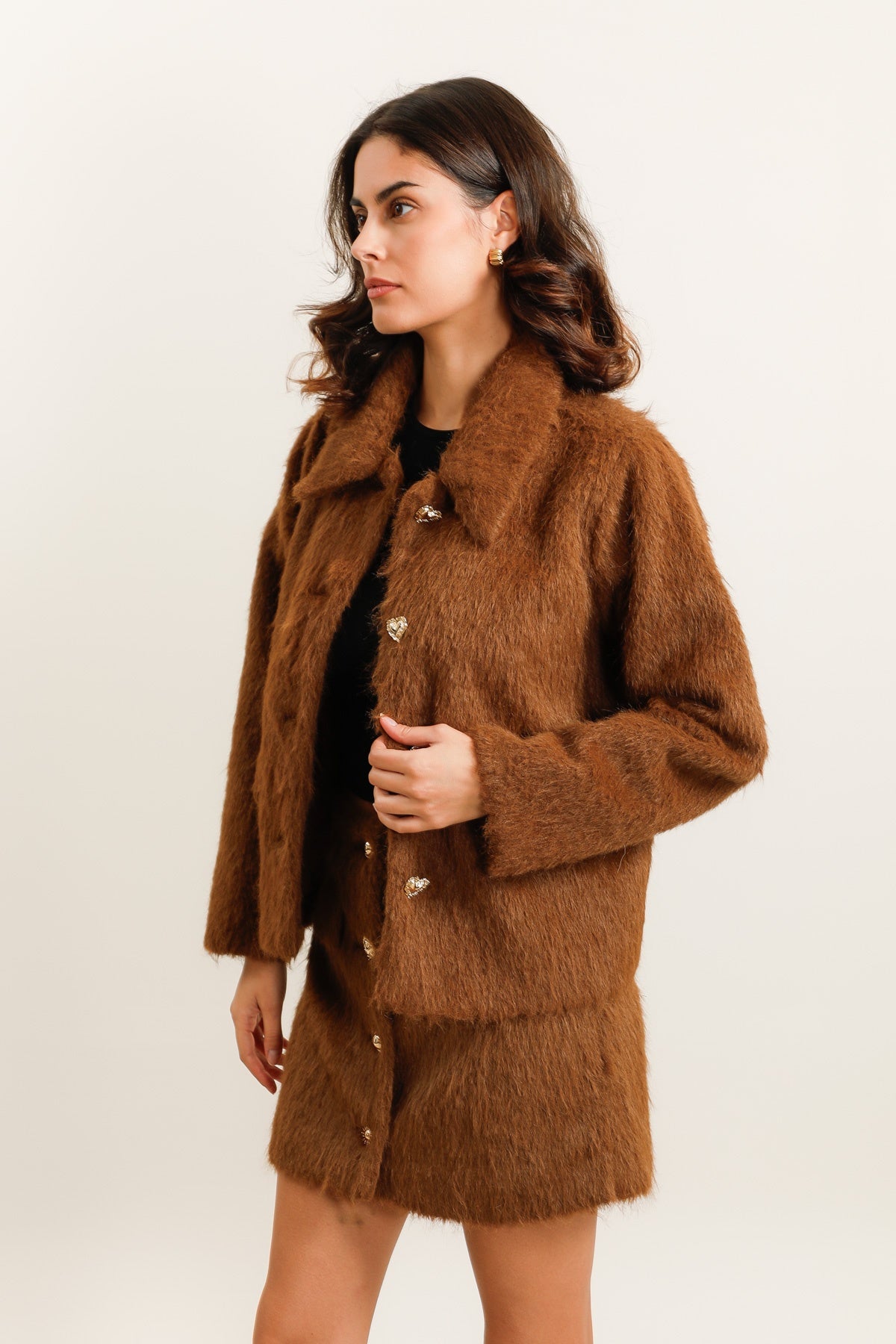 5933 Manteau à fourrure