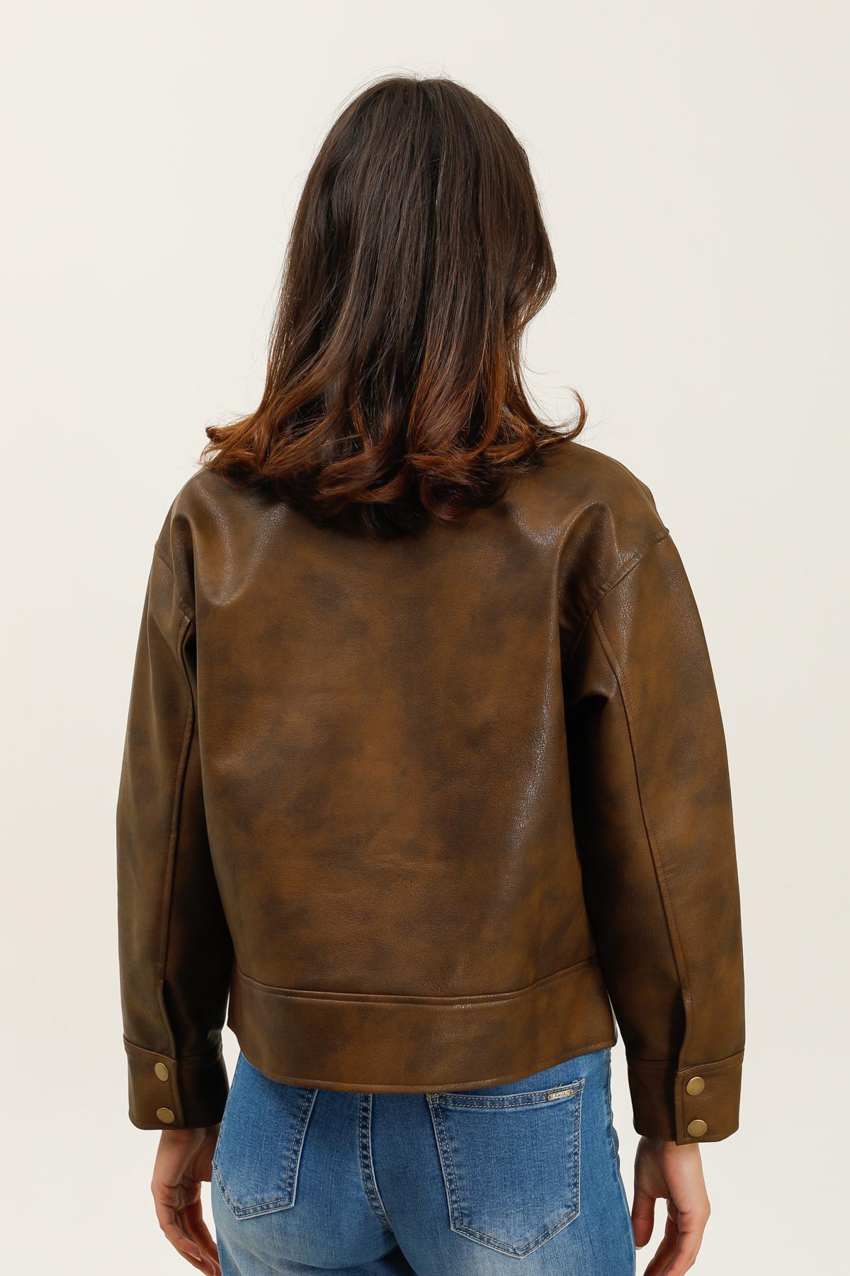 5935 Veste similicuir