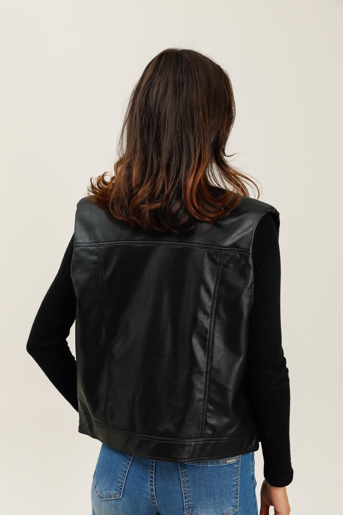 5938 Veste similicuir