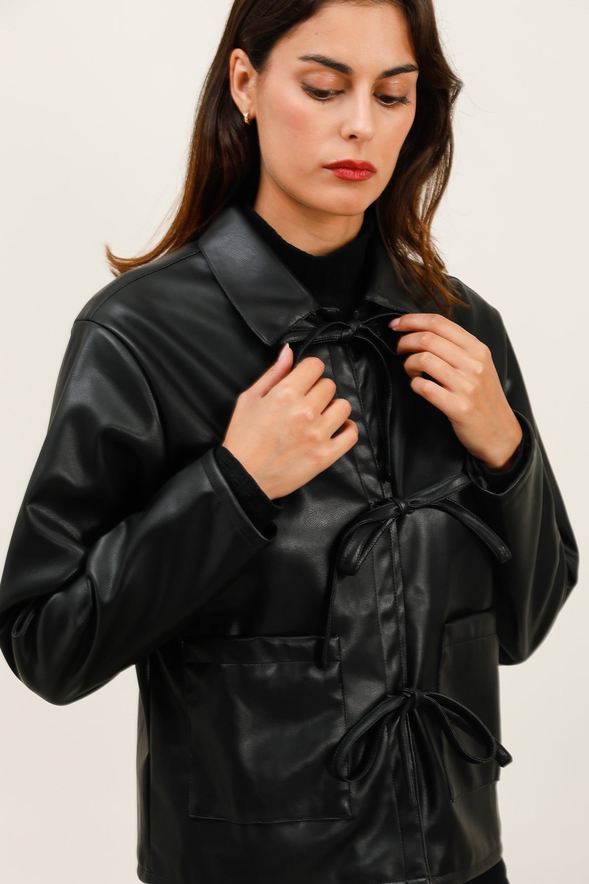 5951 Veste similicuir