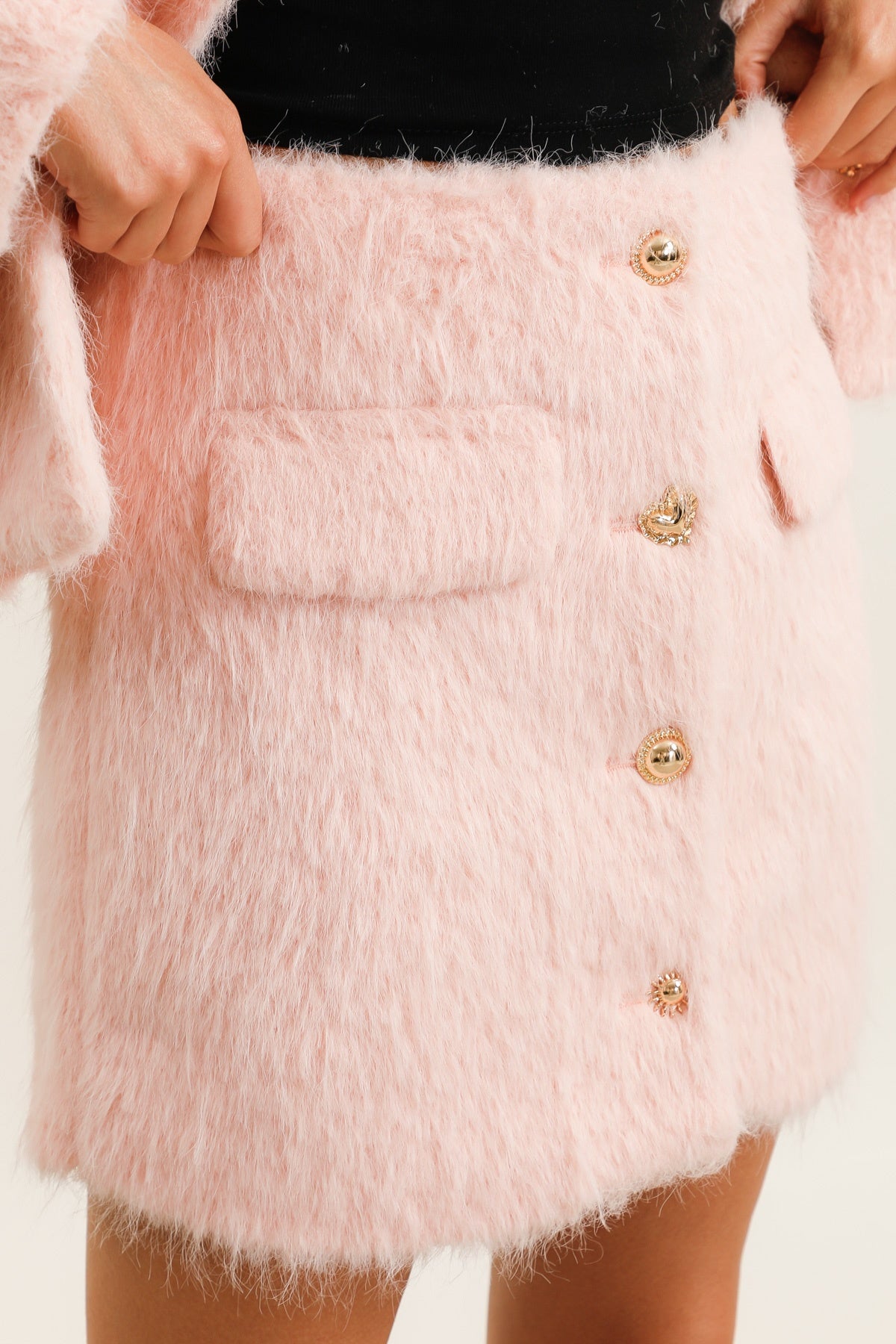 5958 Jupe à fourrure