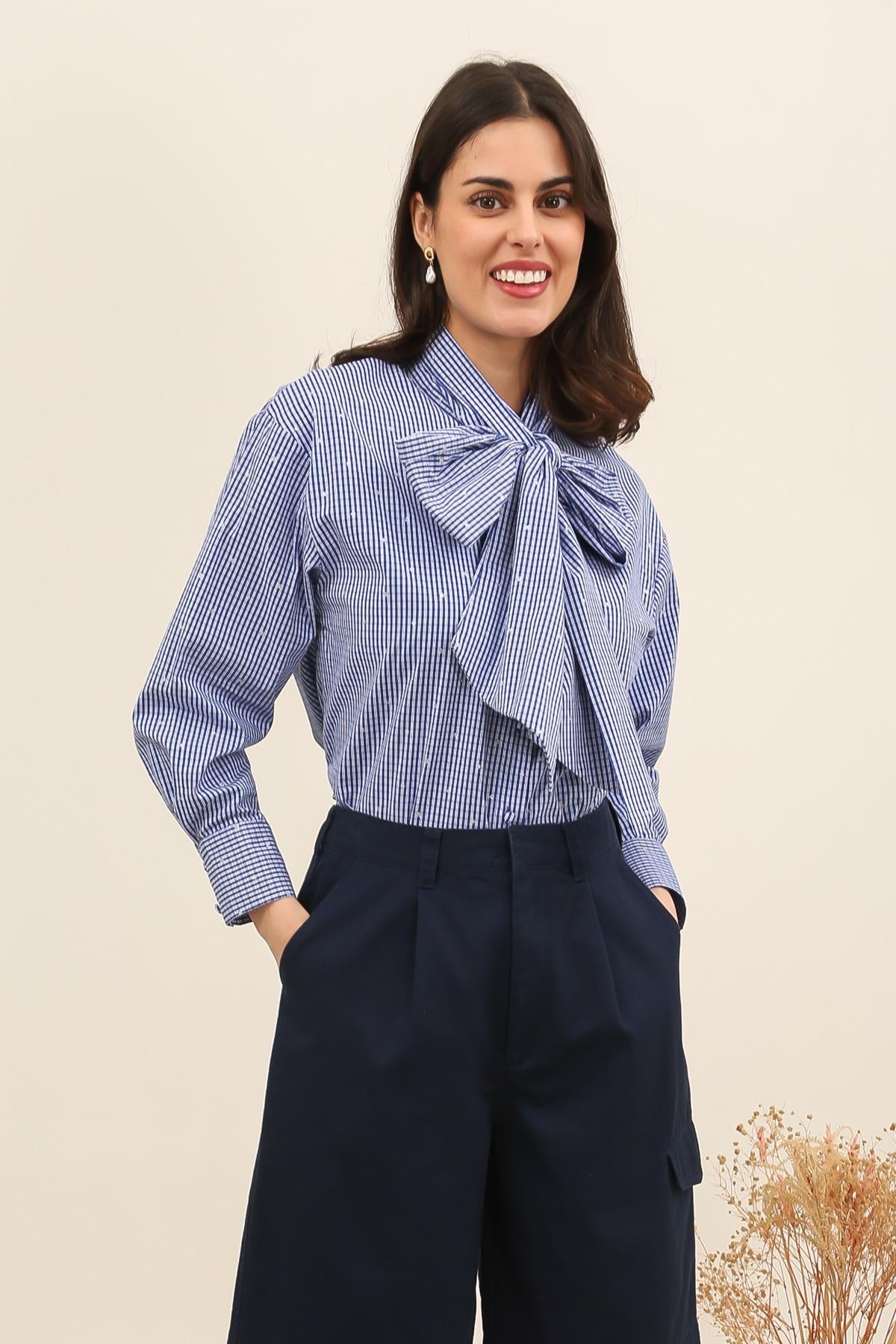 6060 Blouse à carreaux