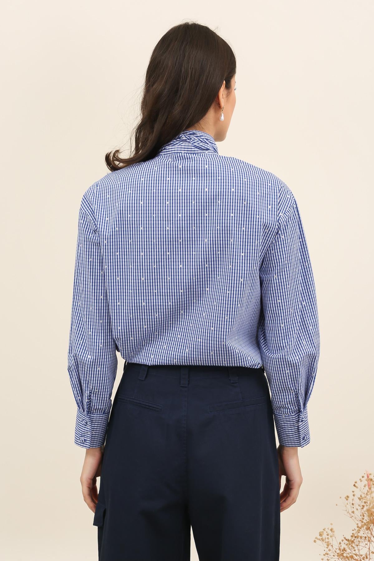 6060 Blouse à carreaux