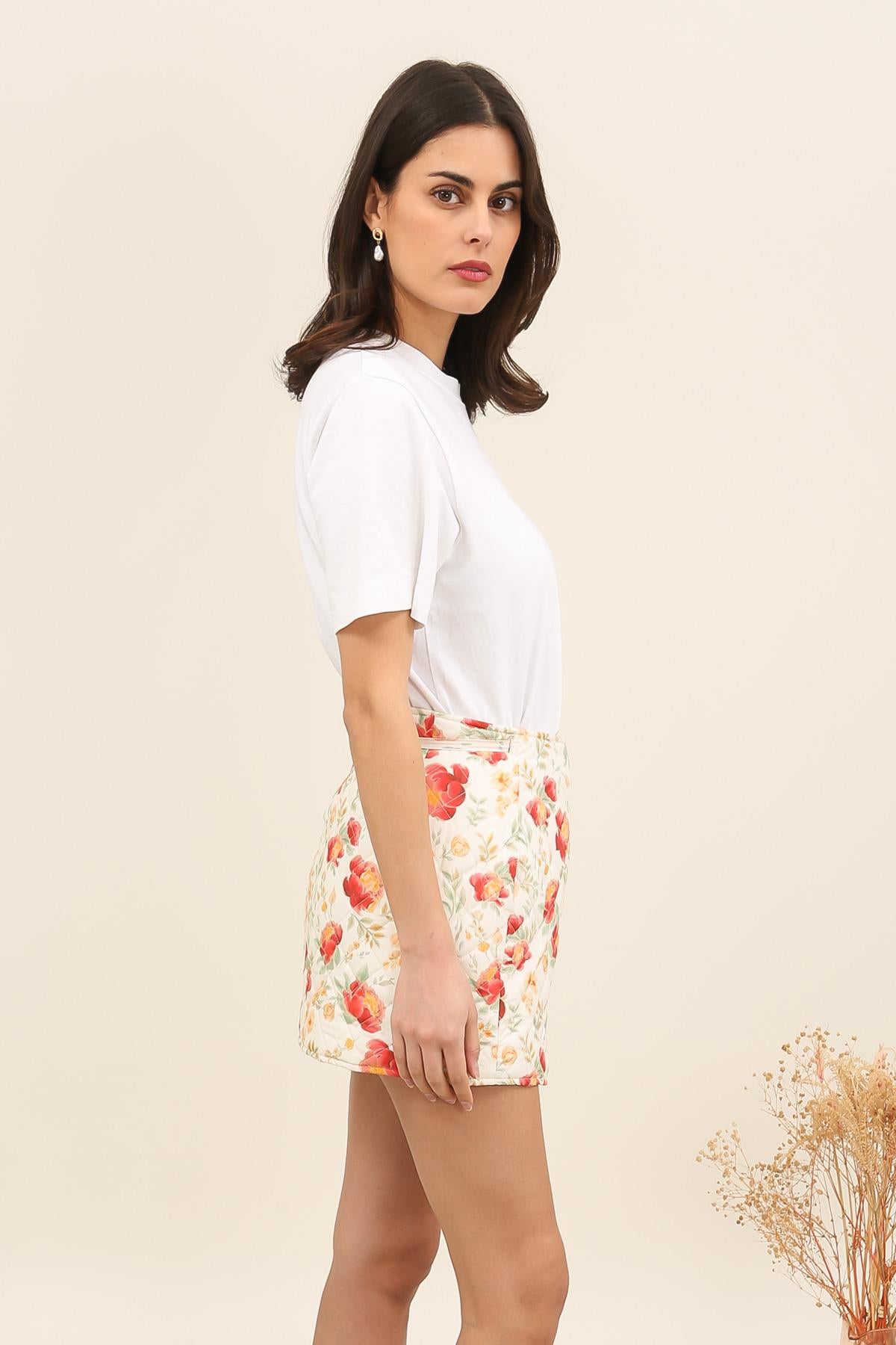 6065 Jupe matelassée