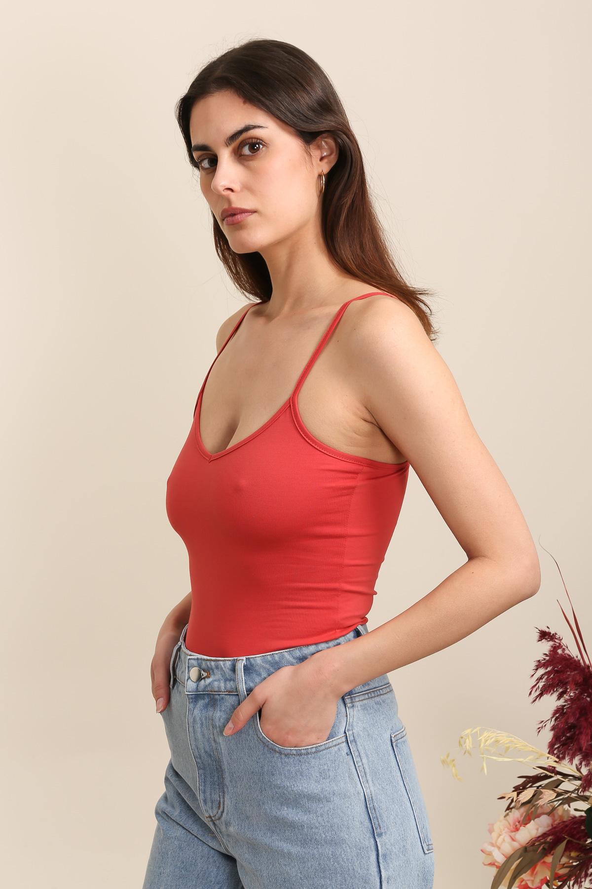9563 Camiseta sin mangas lisa