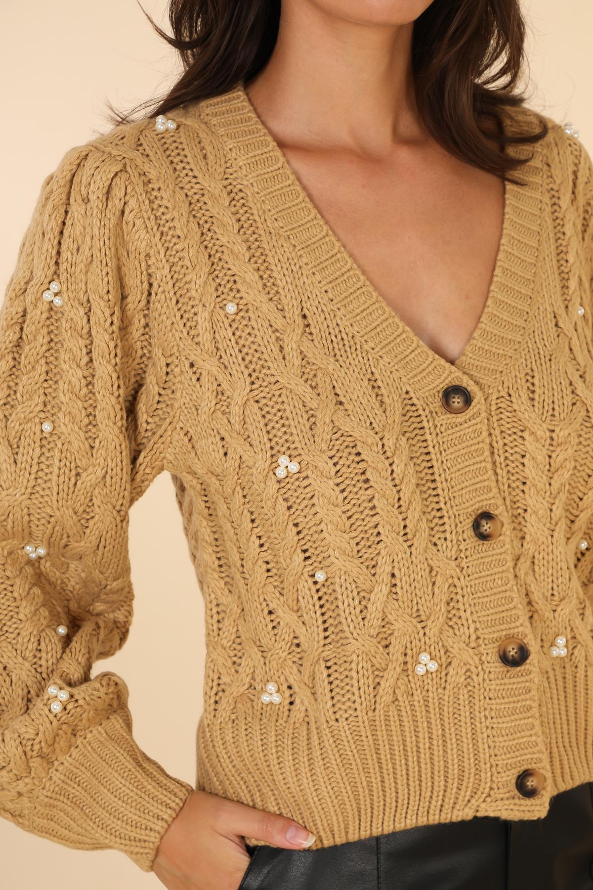 A1292 Gilet à perles