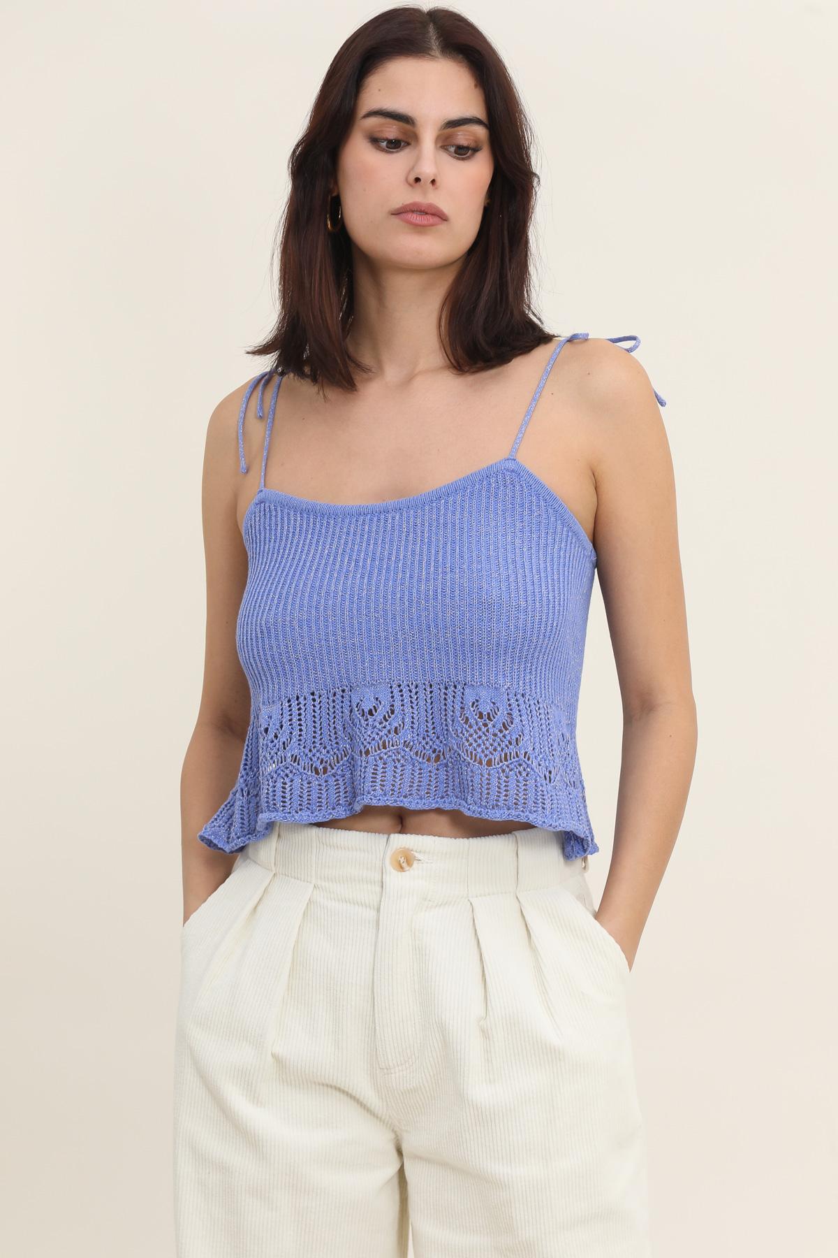 A1311 Débardeur en maille