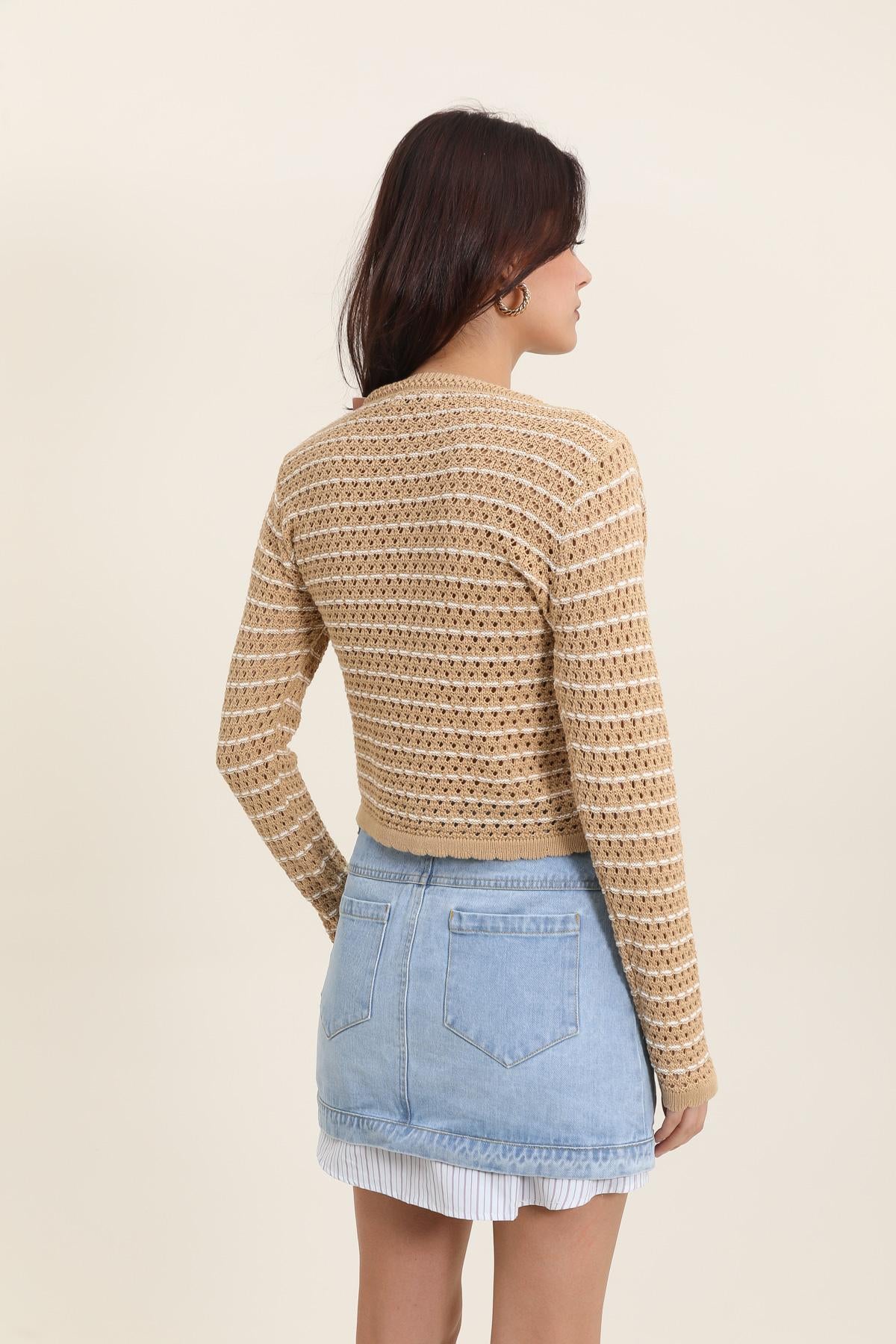 Chaleco de rayas A1318