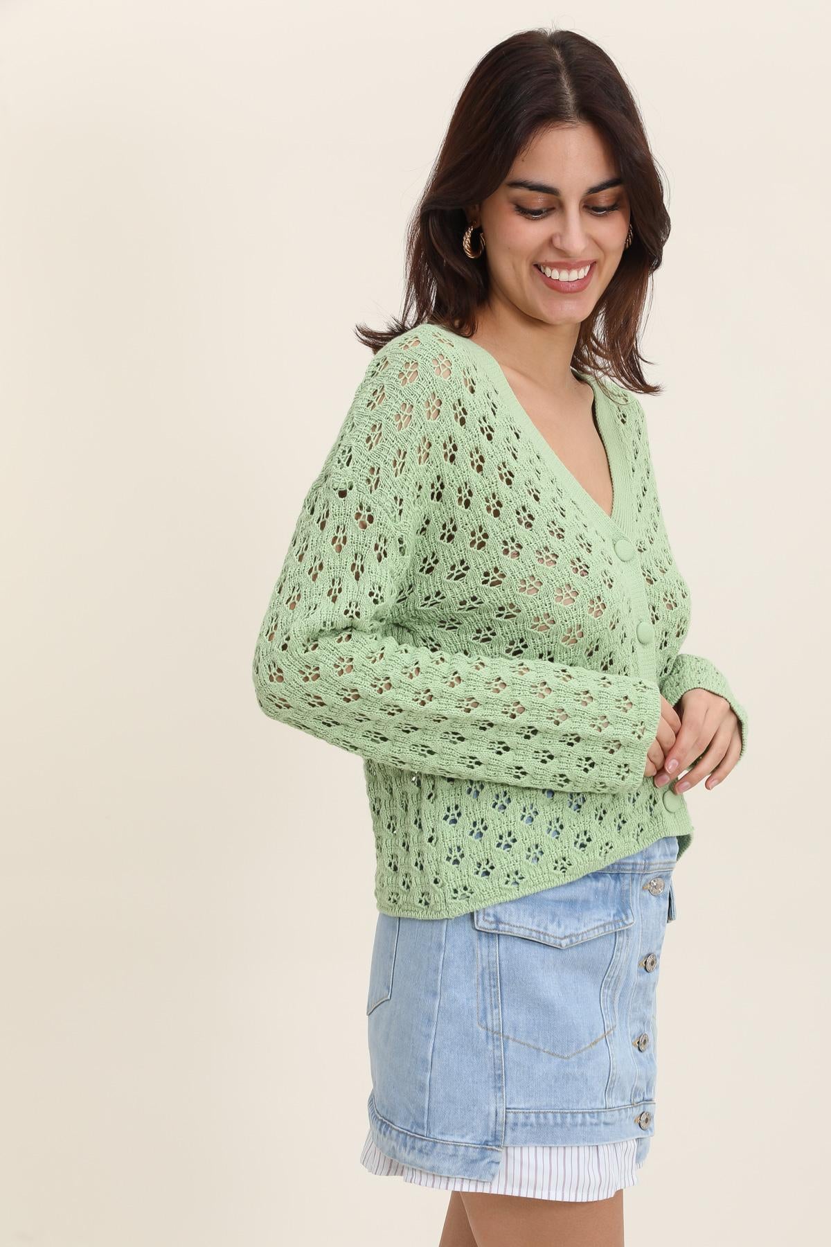 Chaleco calado A1320