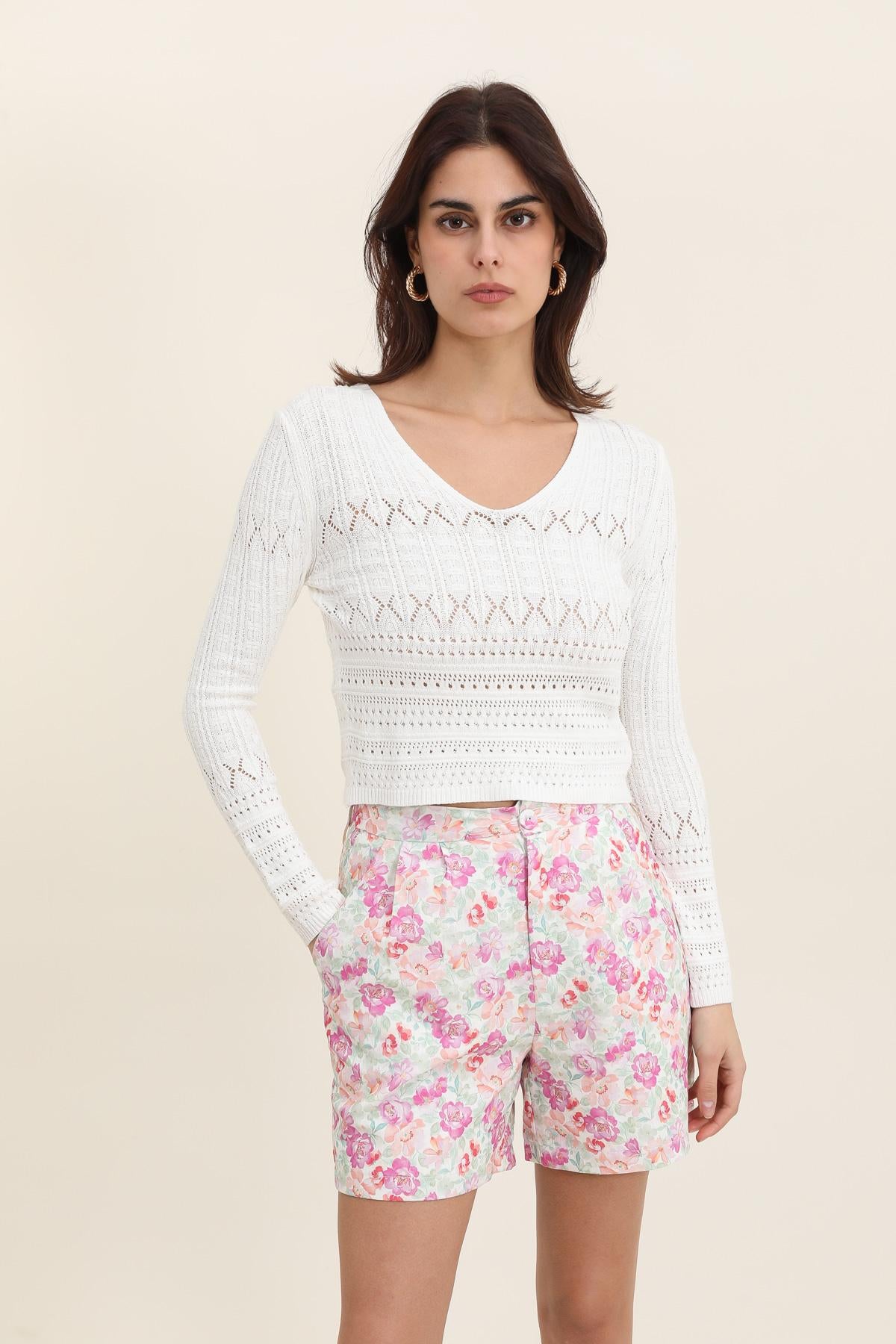 Suéter calado A1331