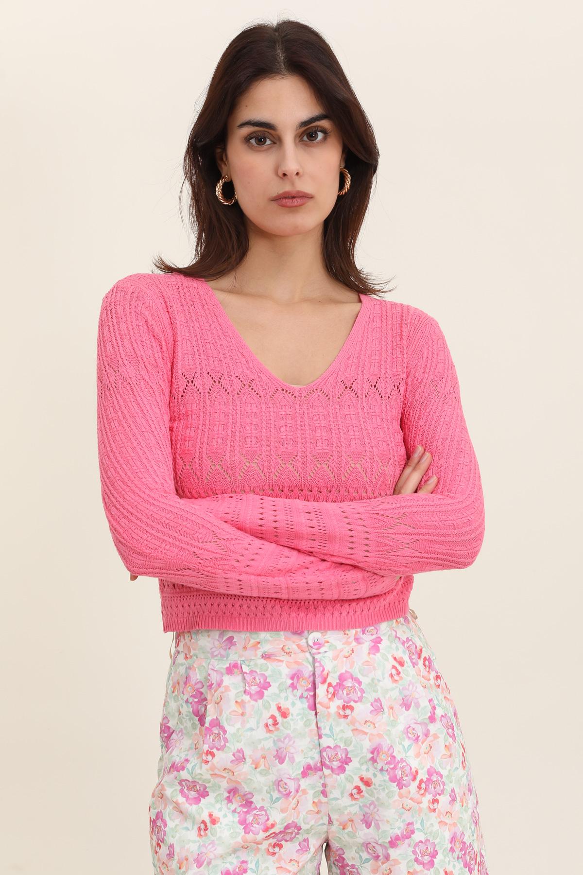 Suéter calado A1331