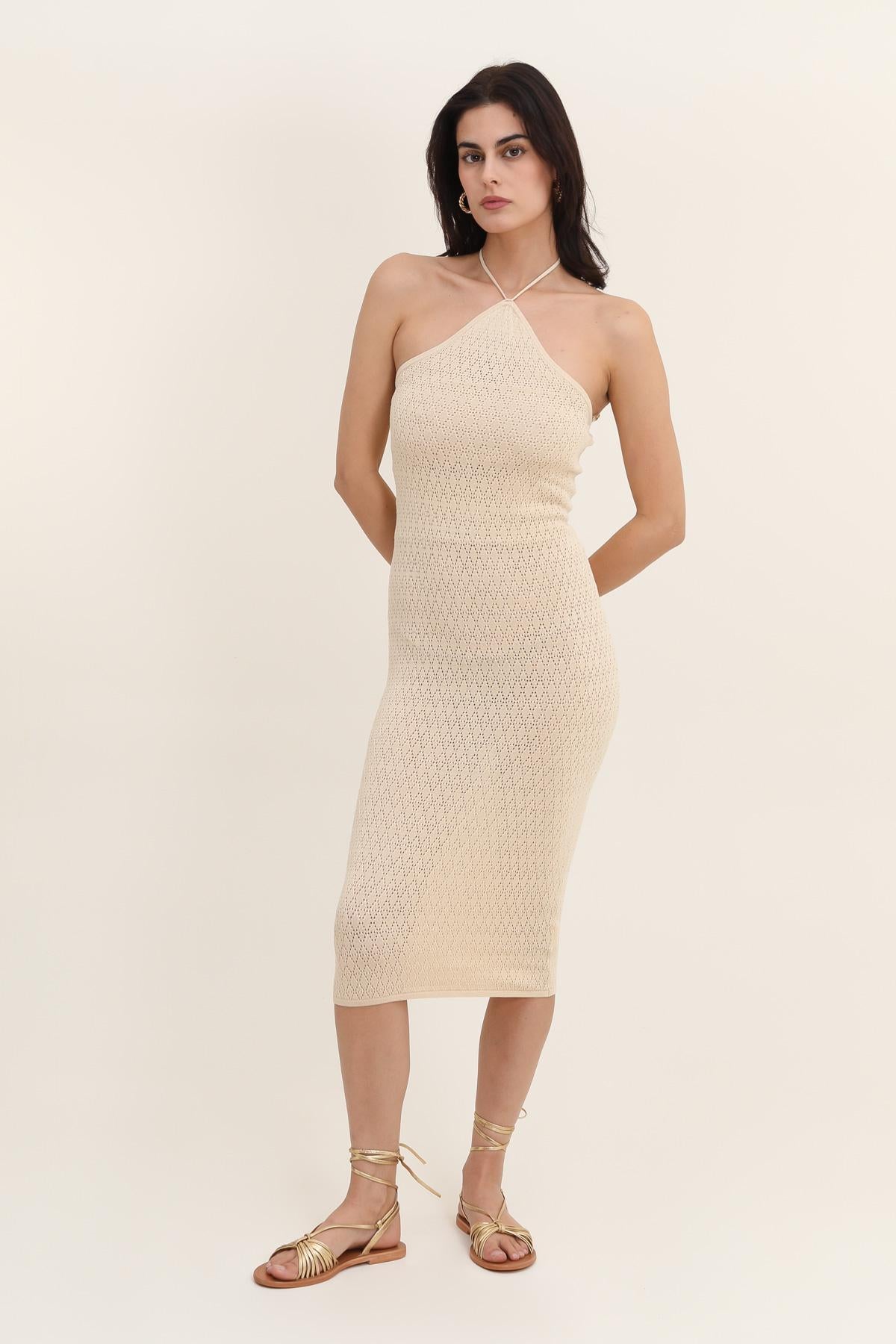 A1332 Robe en maille