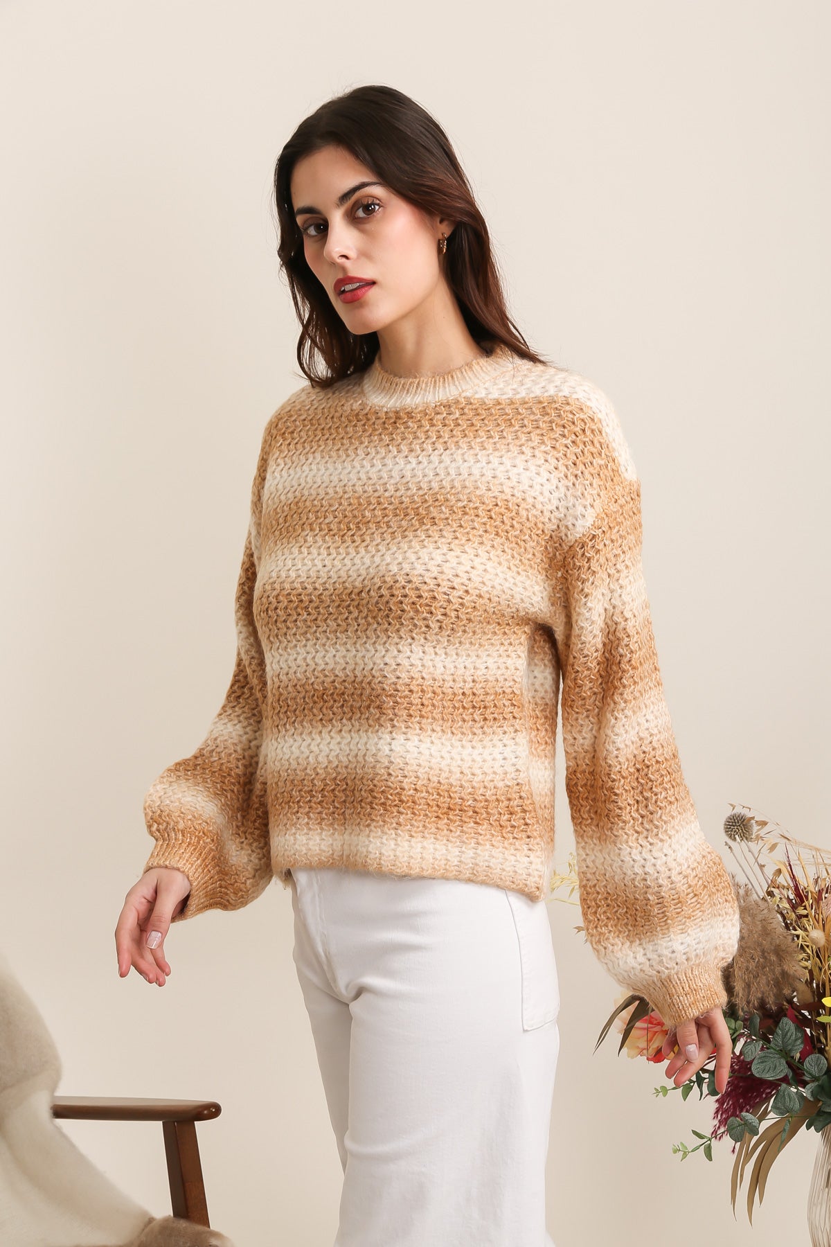 A1369 Pull mohair