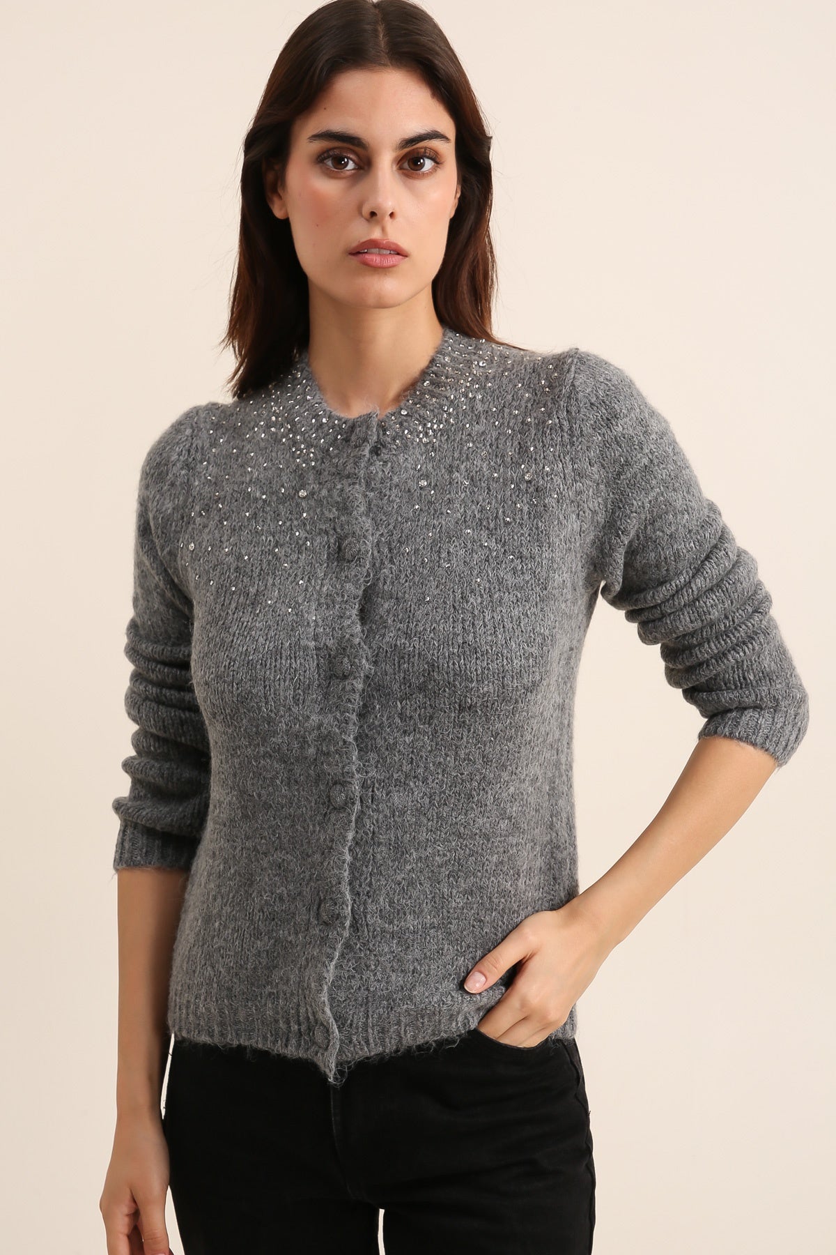 A1375 Gilet en maille