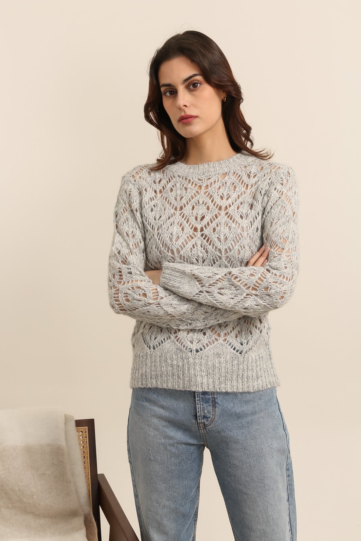 A1378 Pull en maille