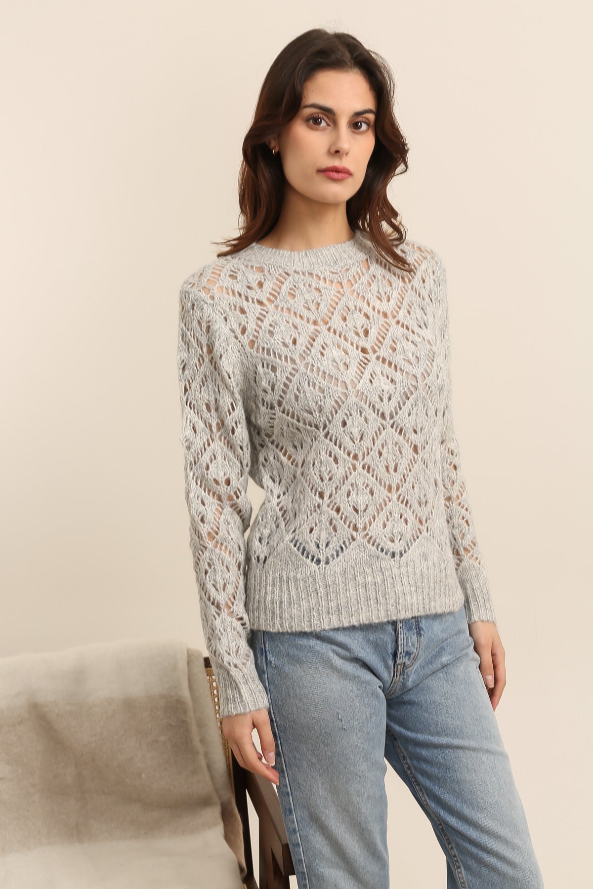 A1378 Pull en maille