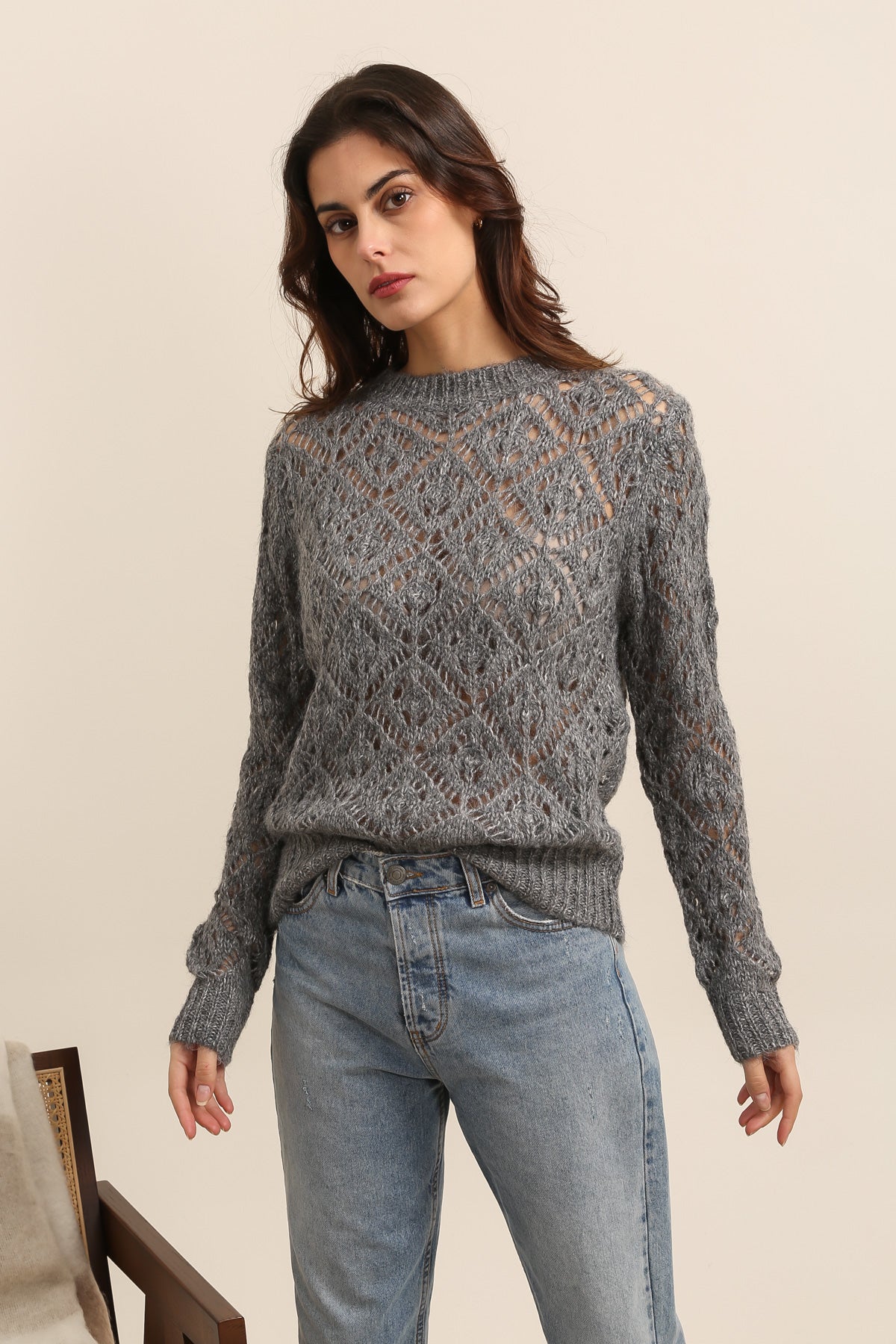 A1378 Pull en maille